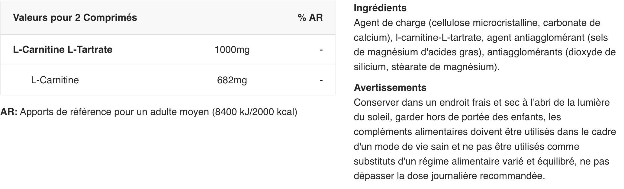 L-Carnitine 2/3