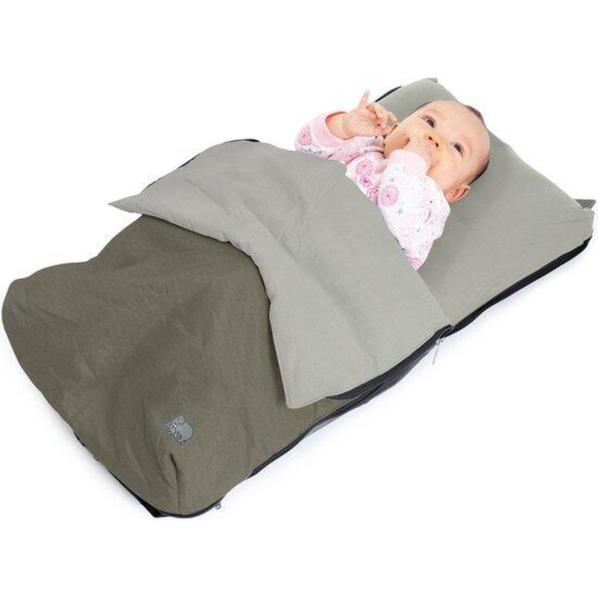 Deryan - Lit D'Avion Deryan Airtraveller - Oreiller De Voyage Avec Matelas - Sac De Couchage - Marron - No Size - Decathlon