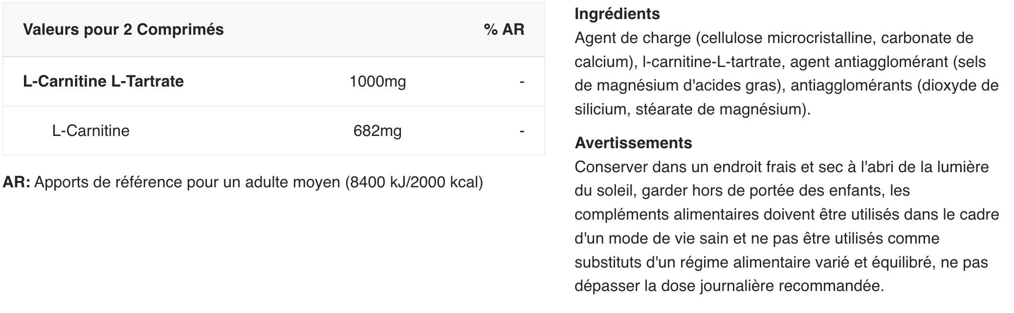 L-Carnitine 2/3