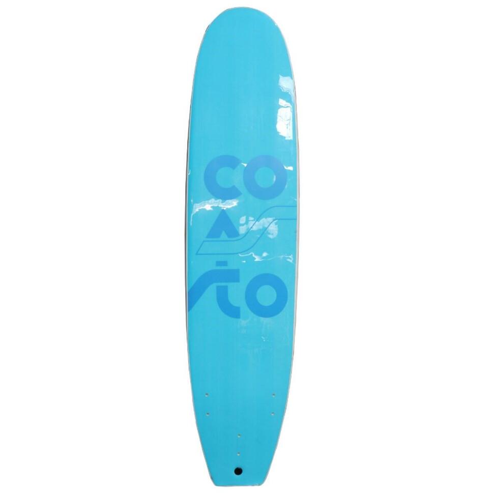 Deska surfingowa piankowa Coasto Soft Rozmiar 9' - 275x30x5 cm - EPS - 11,7 kg