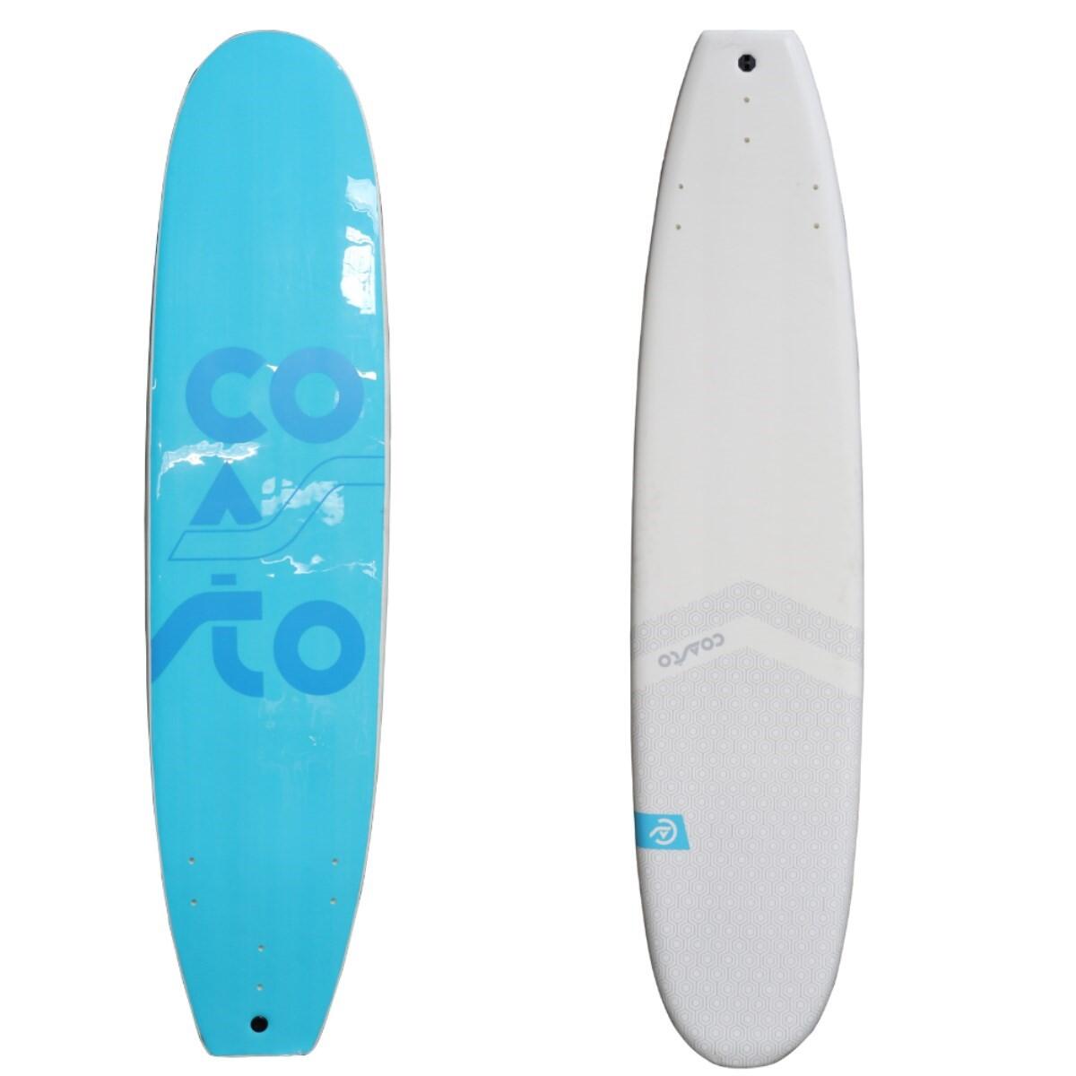Prancha de surf de espuma Coasto Soft Tamanho 7' - 215x30x5cm - EPS - 7,2kg
