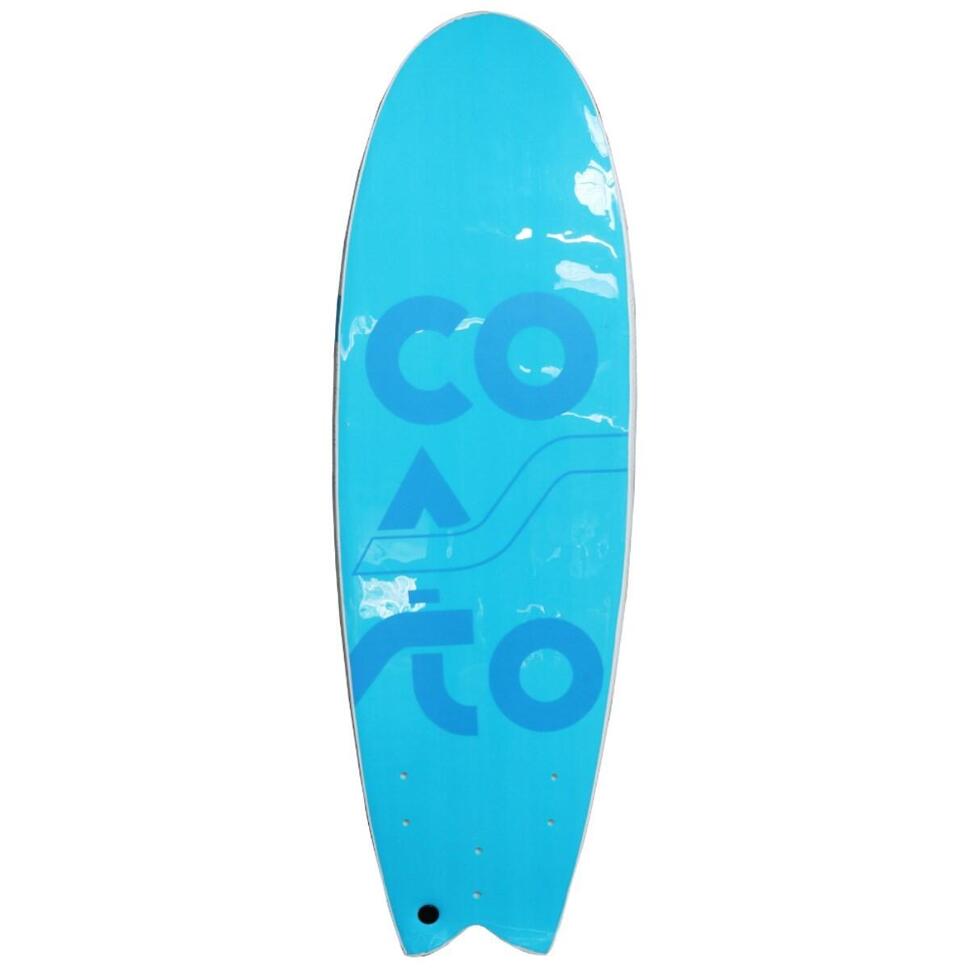 Deska surfingowa piankowa Coasto Soft Rozmiar 5'1 - 150x30x5 cm - EPS - 6,1 kg