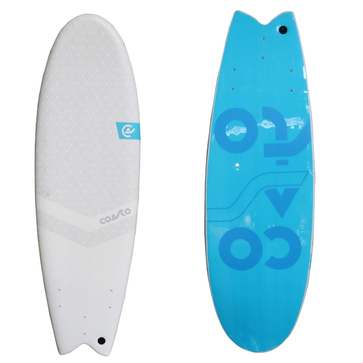 COASTO Schuim surfplank Coasto Soft Maat 5'1 - 150x30x5cm - EPS - 6,1kg