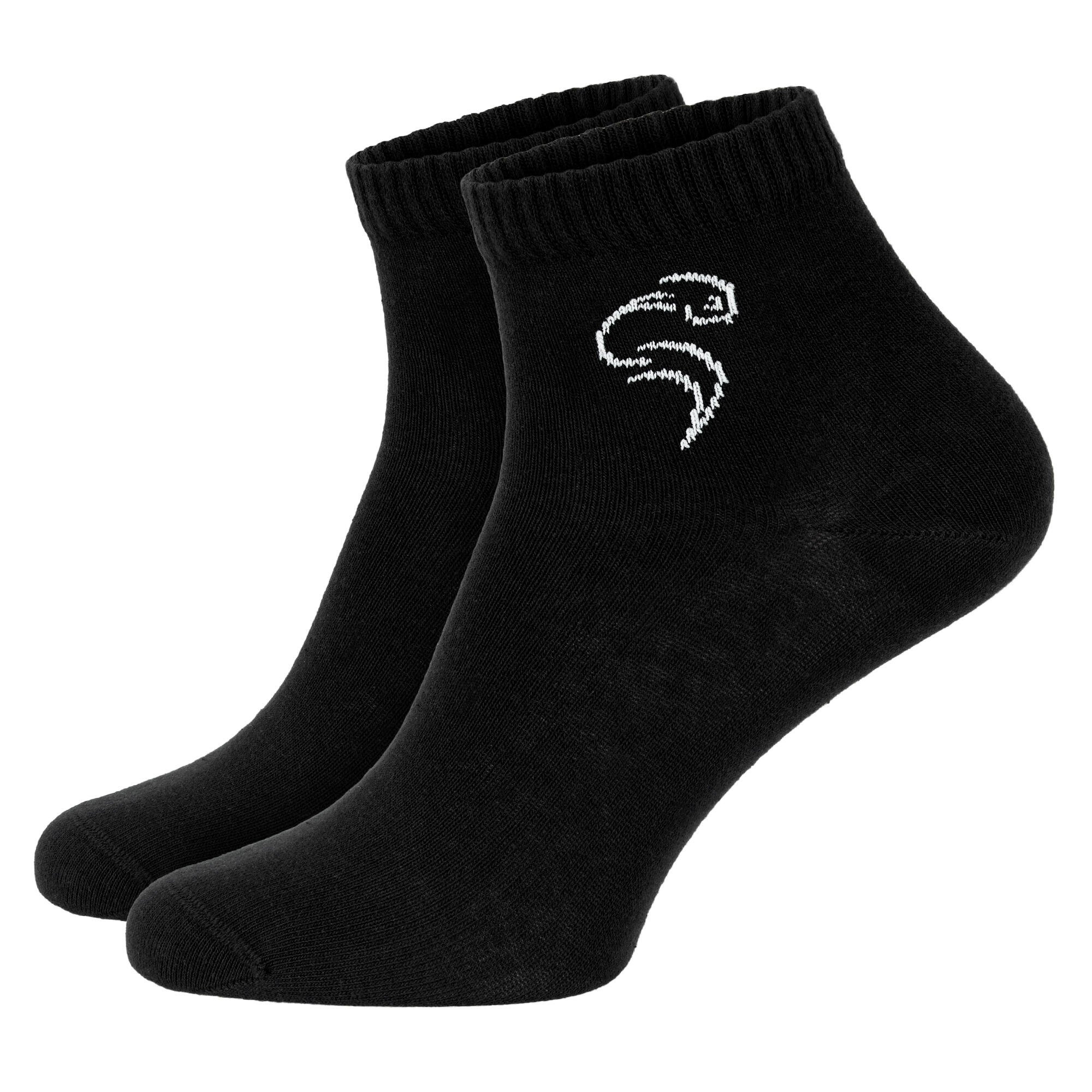 Quarter Sneaker Socken | 12 Paar | Damen und Herren | Schwarz 3/7