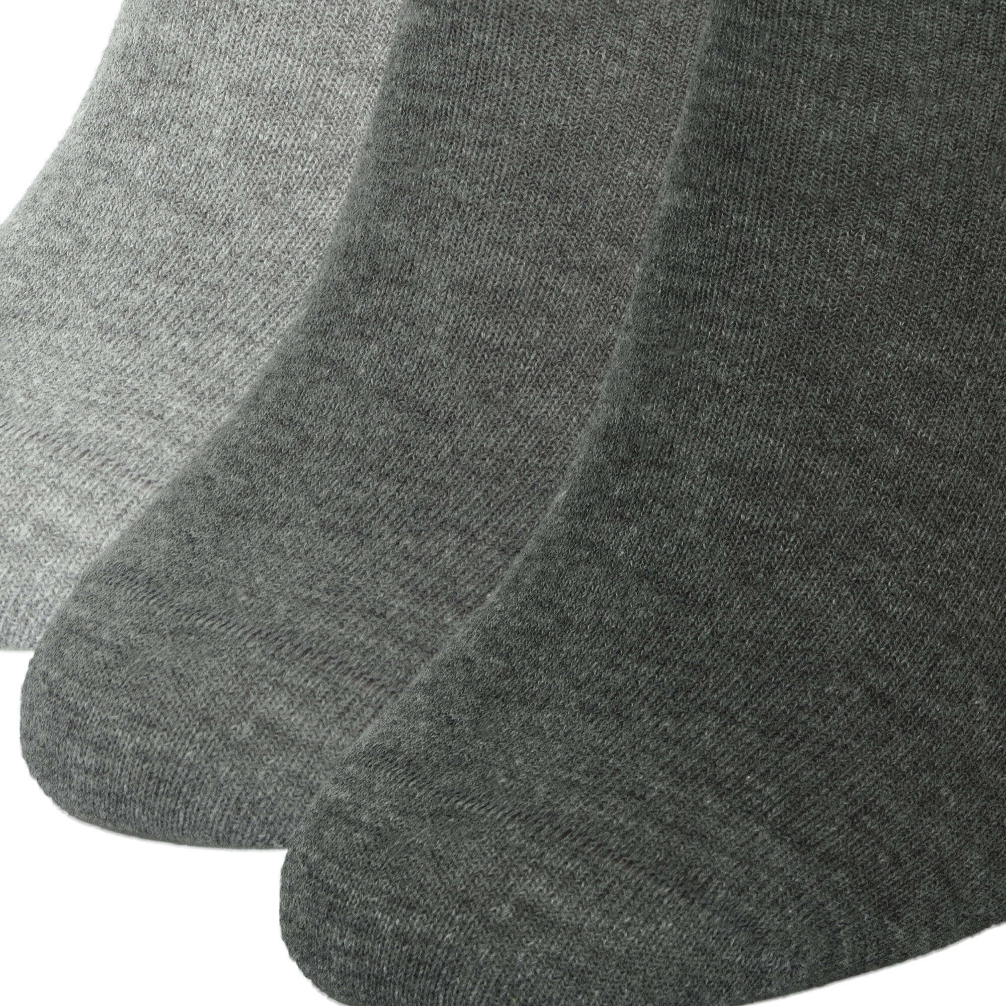 12 Paar Sneaker Socken aus Baumwolle Anthrazit/Grau/Hellgrau - 43/46 8/8