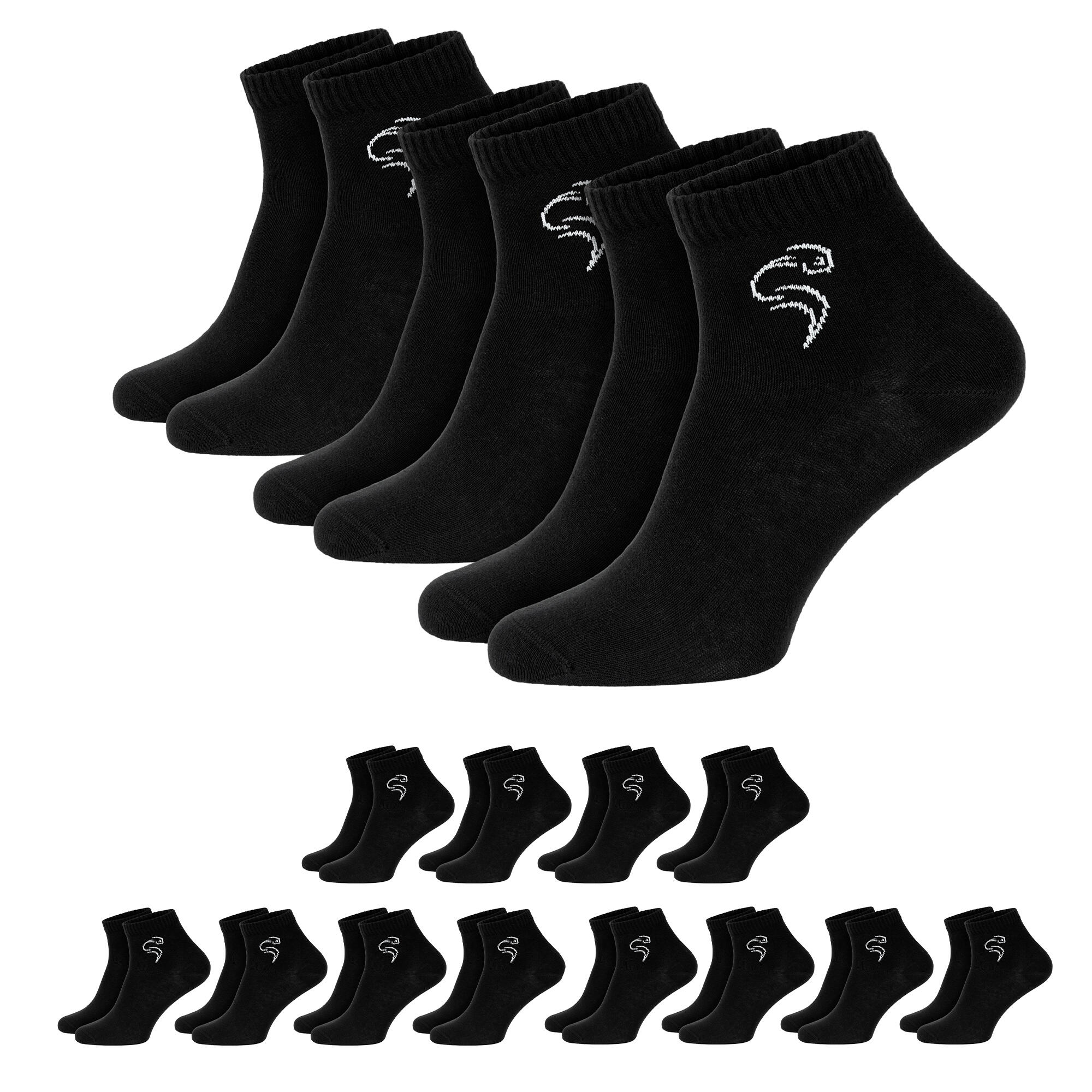 Skarpety ćwierćwałki unisex 12 par