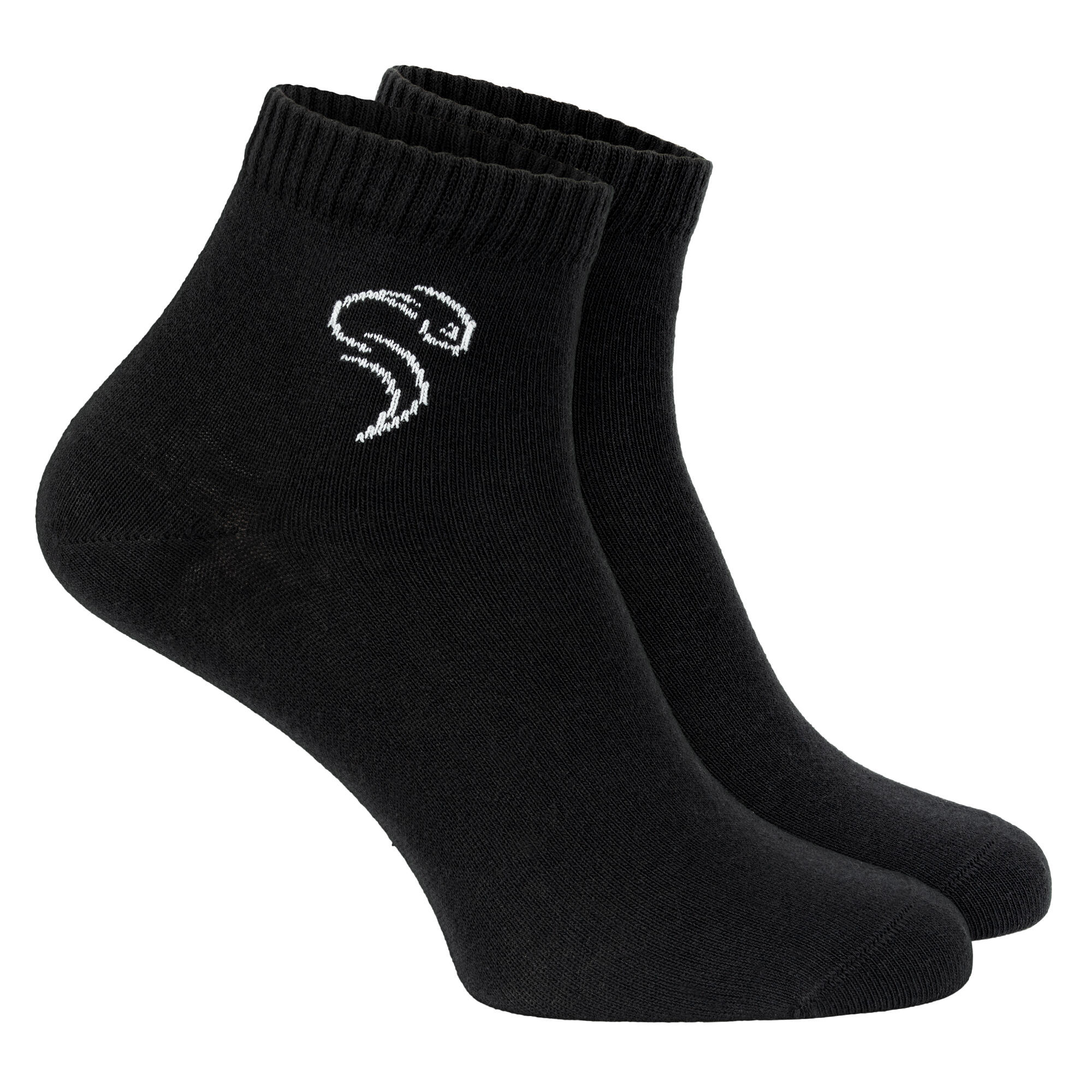 Quarter Sneaker Socken | 12 Paar | Damen und Herren | Schwarz 5/7