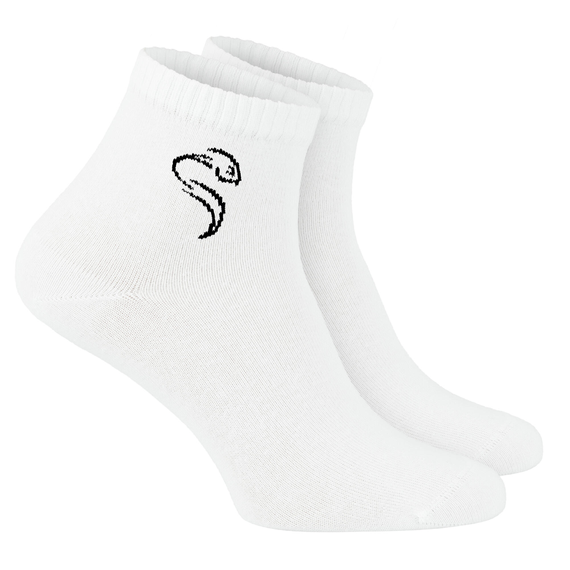 12 Paar Quarter Sneaker Socken aus Baumwolle Weiß-35/38 5/7