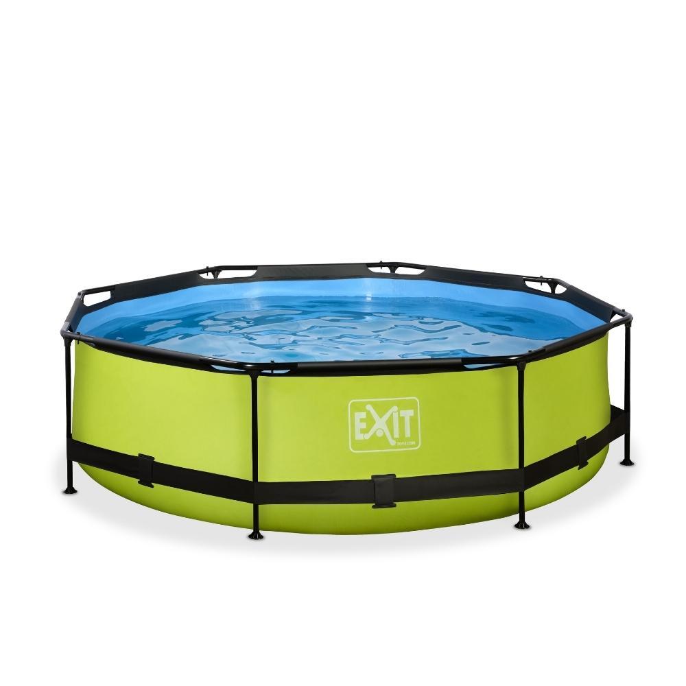 Piscina com bomba com filtro para crianças Exit Toys Lime 300 x 76 cm 2/7