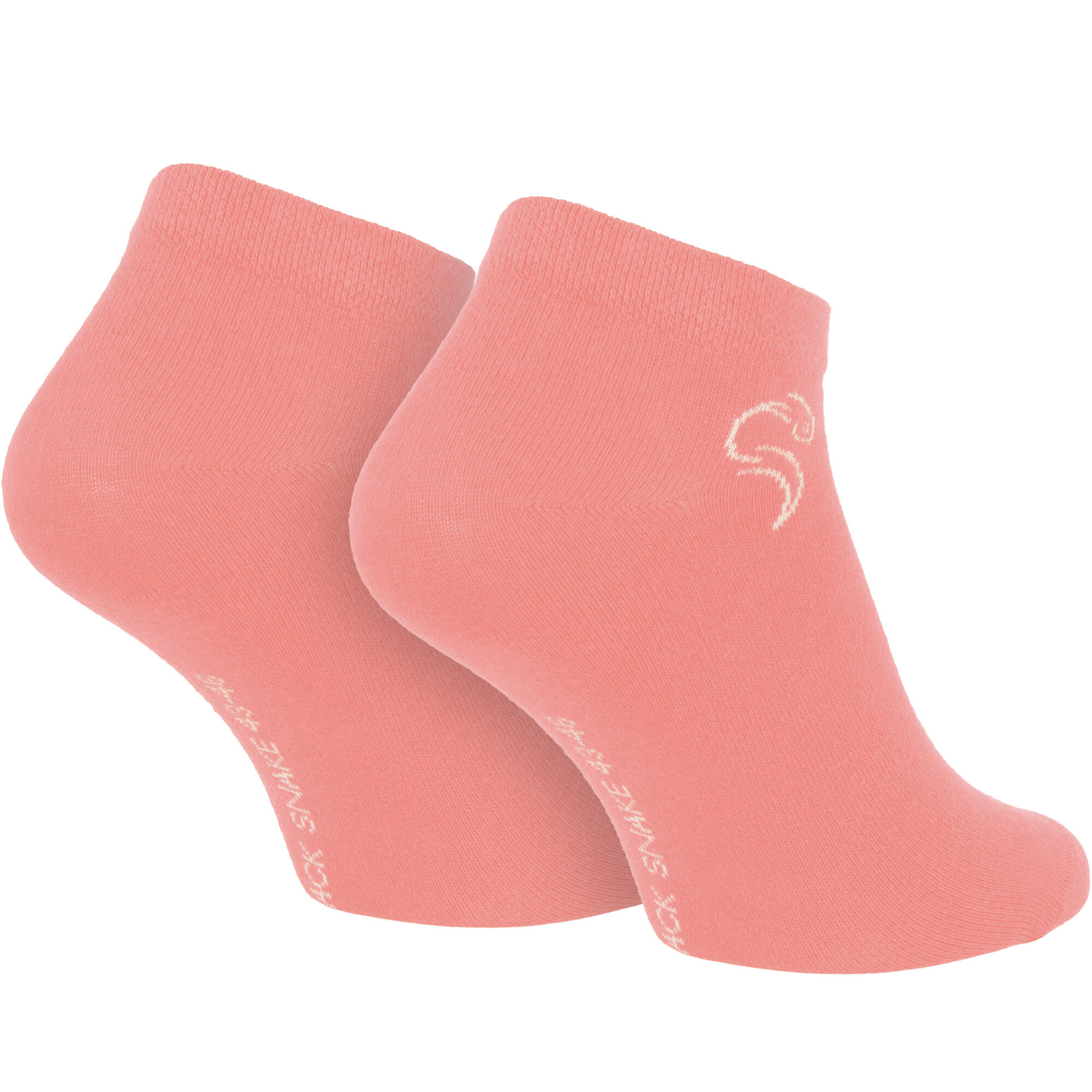 Basic Sneaker Socken | 12 Paar | Damen und Herren | Weiß/Rosa/Aprikot 5/7