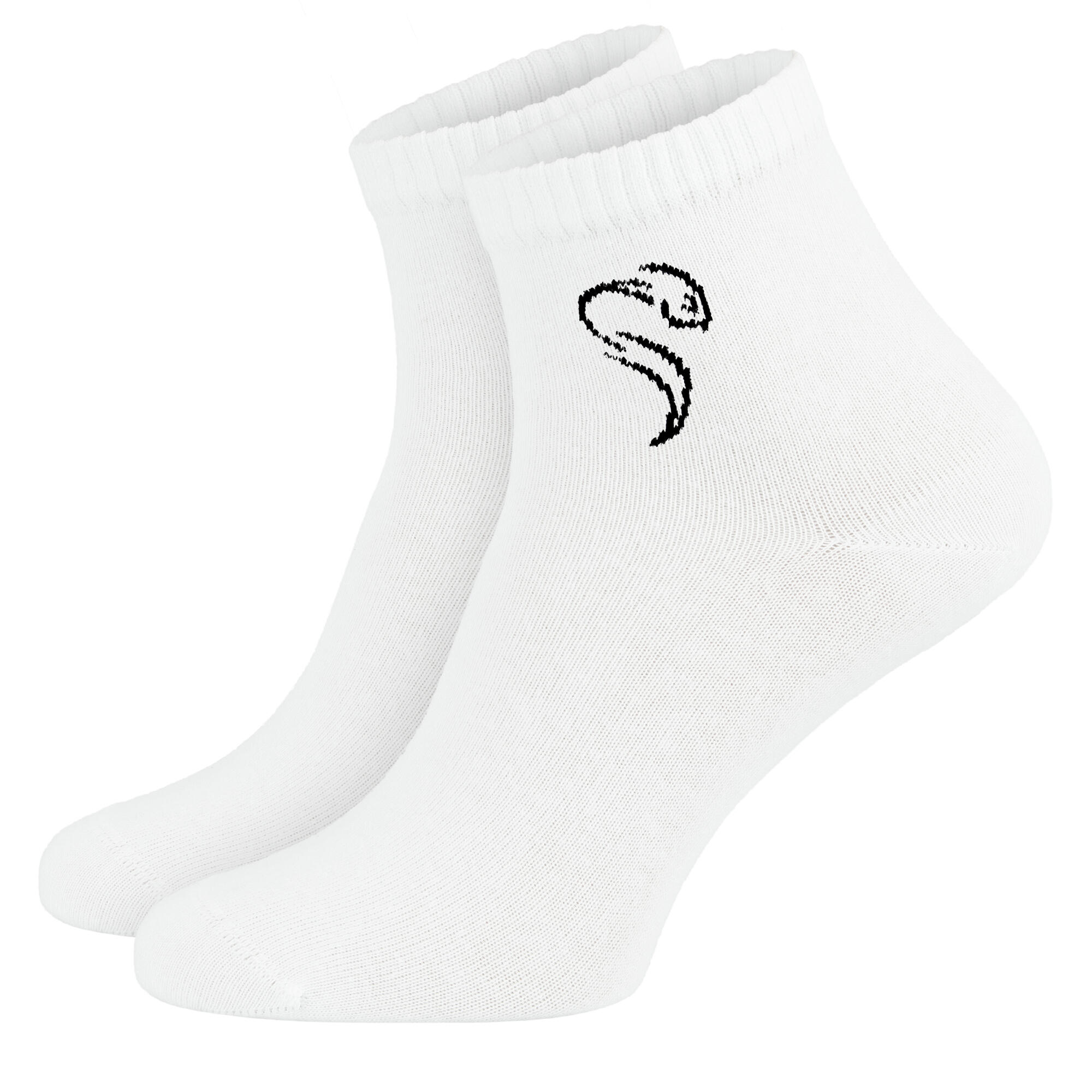 12 Paar Quarter Sneaker Socken aus Baumwolle Weiß-35/38 3/7