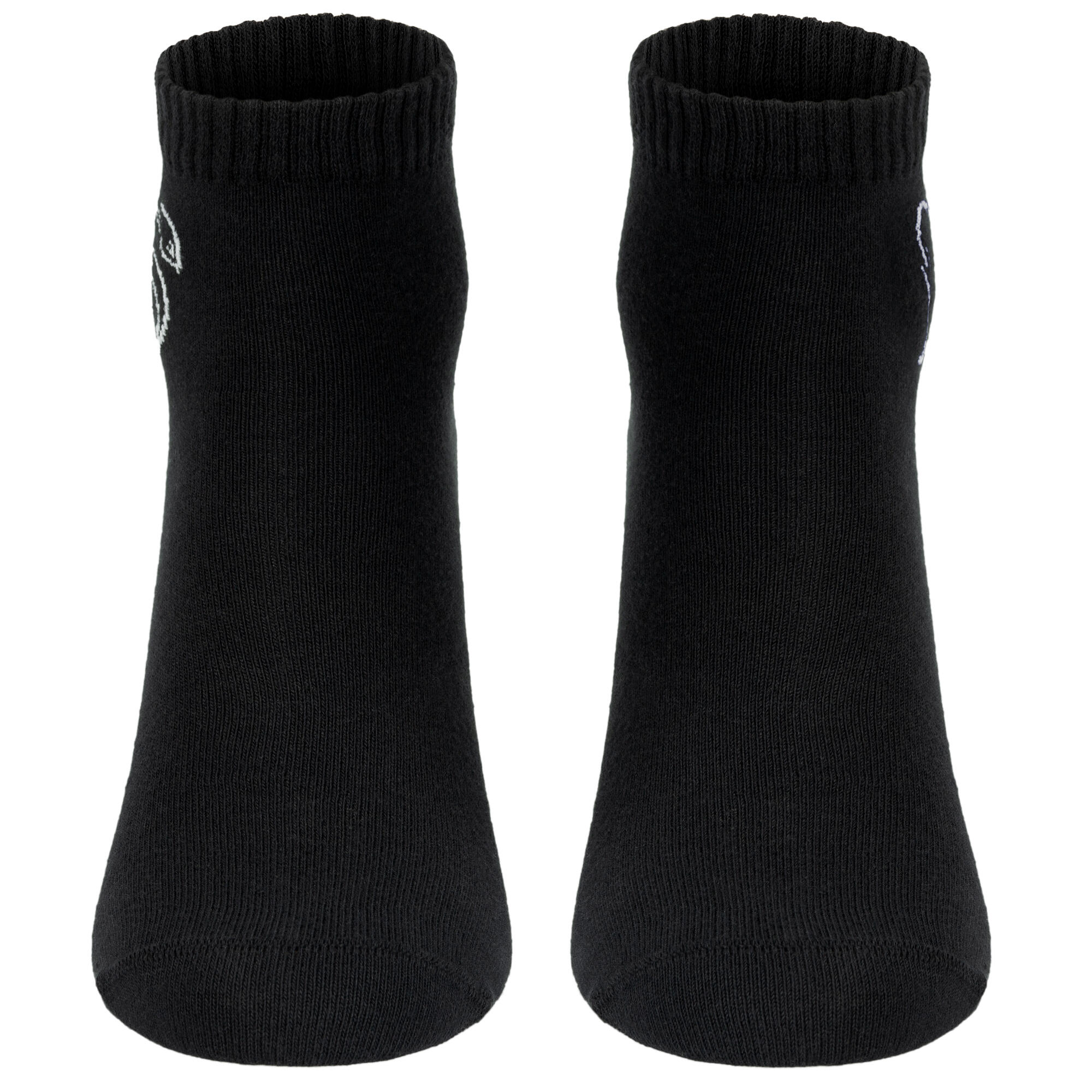 Quarter Sneaker Socken | 12 Paar | Damen und Herren | Schwarz 4/7
