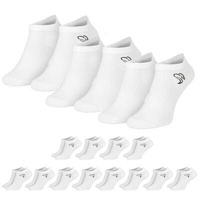 Basic Sneaker Socken | 12 Paar | Damen und Herren | Schwarz