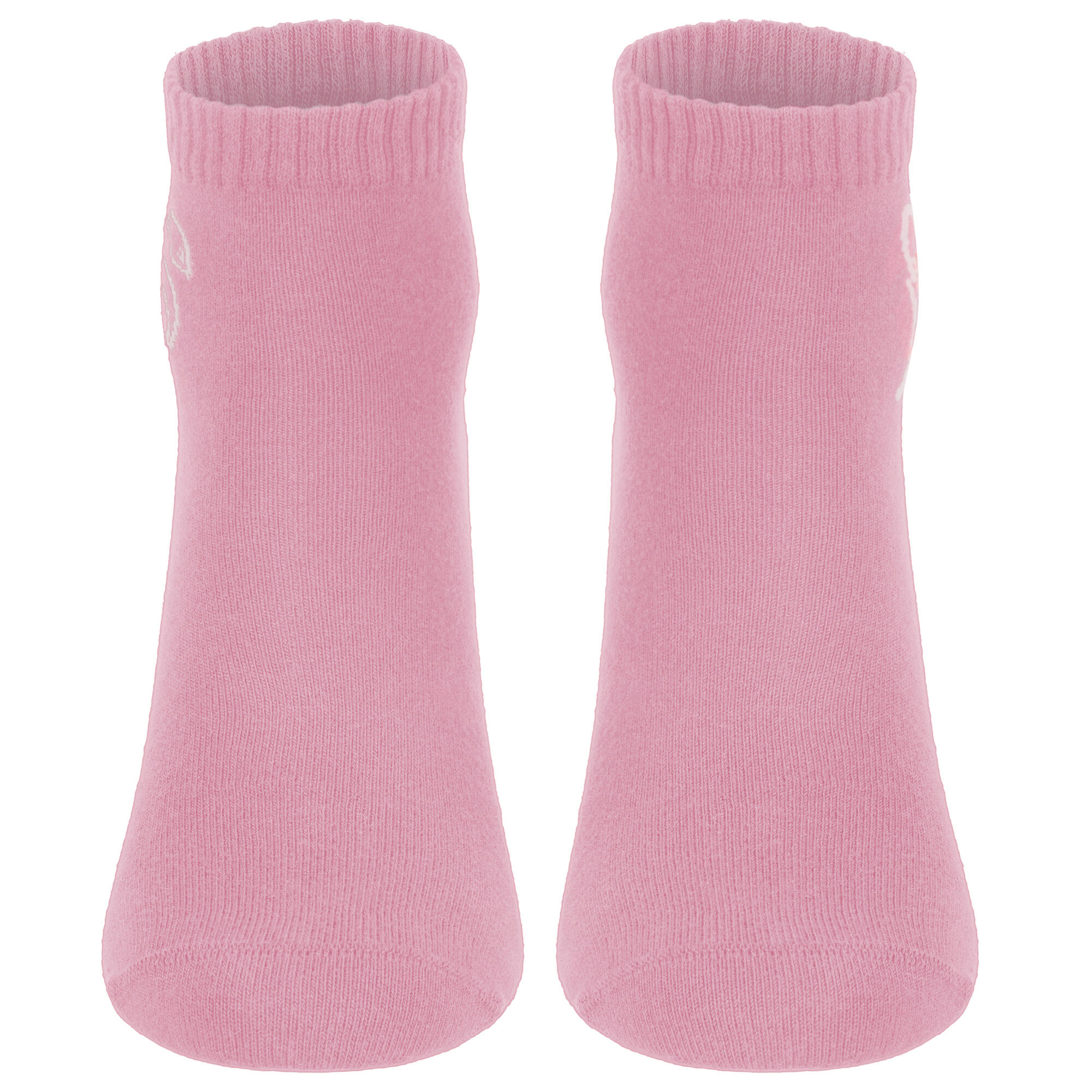 Calze medie | 12 paia quarter | Donna e uomo | Bianco/rosa/albicocca 4/7