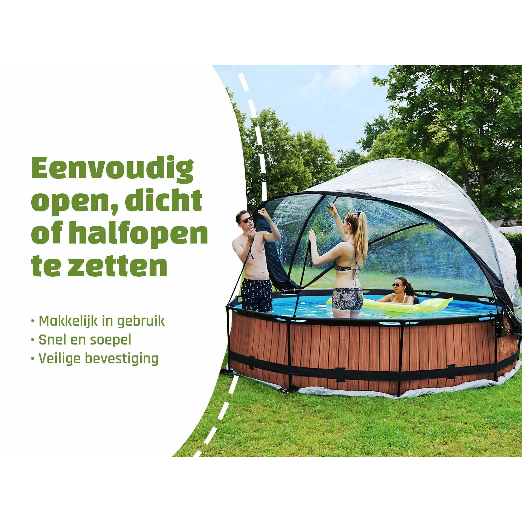 Pool Abdeckung ECO ø360cm - universal 5/7