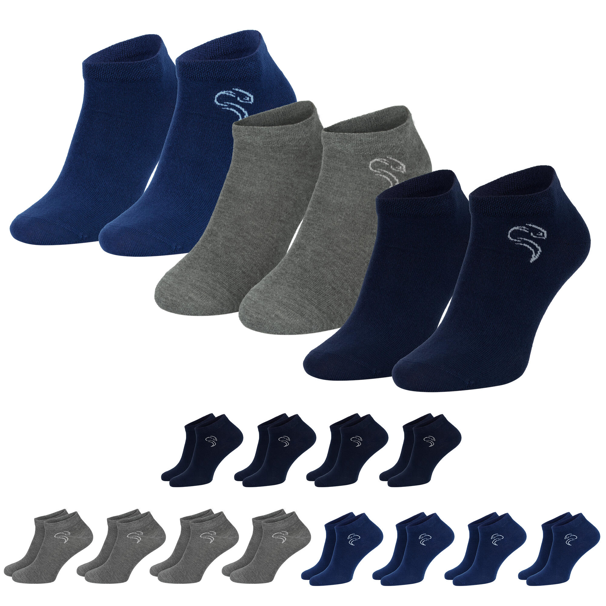 dunkelblau / BLAU / grau