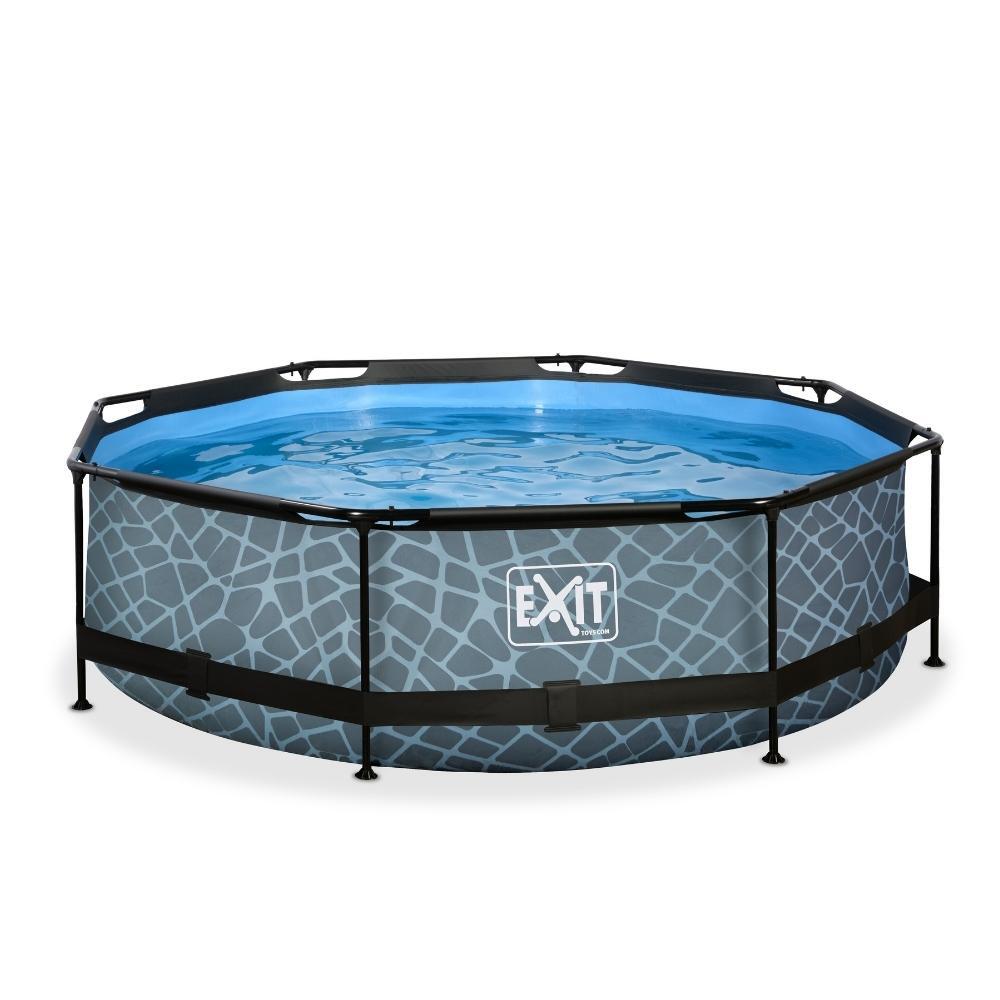 Piscine avec pompe filtrante enfant Exit Toys Stone 300 x 76 cm 2/7