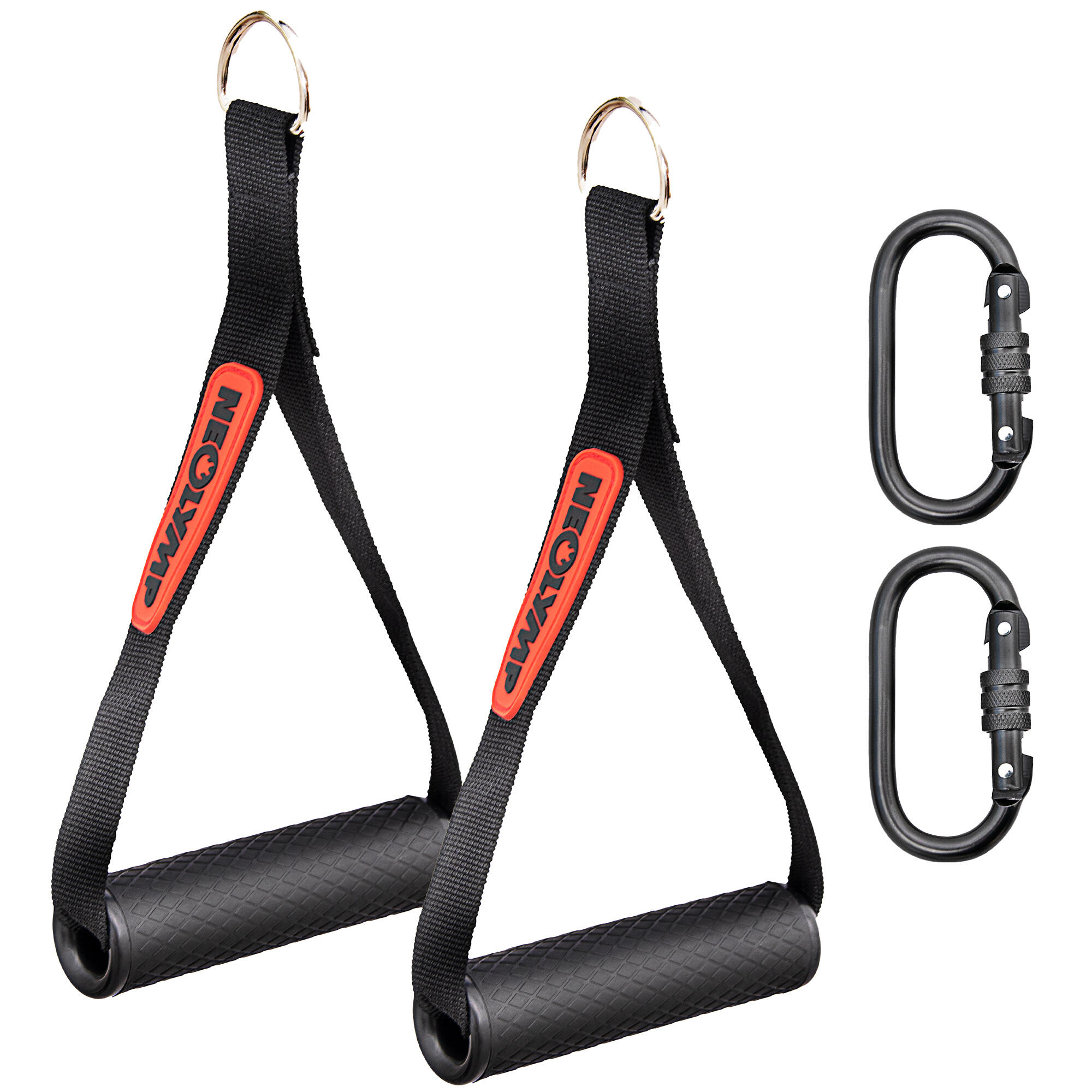 Neolymp - Extension De Poignée Robuste Pour Bandes De Résistance – Accessoires De Fitness - Appareil Multifonction - Gris|noir - Taille Unique - Decathlon