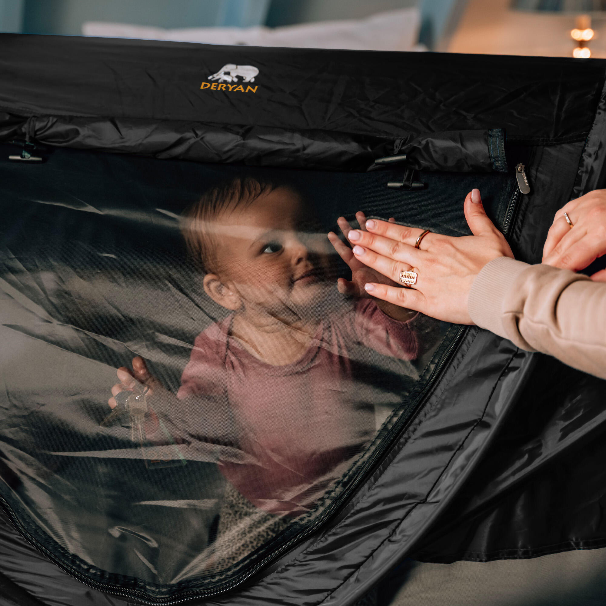 Lit de camping Peuter Luxe - Avec matelas autogonflant - Noir 5/8