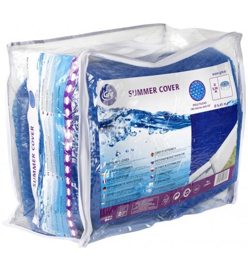 Cubierta istoérmica para piscinas redondas de Ø 550 cm 2/5