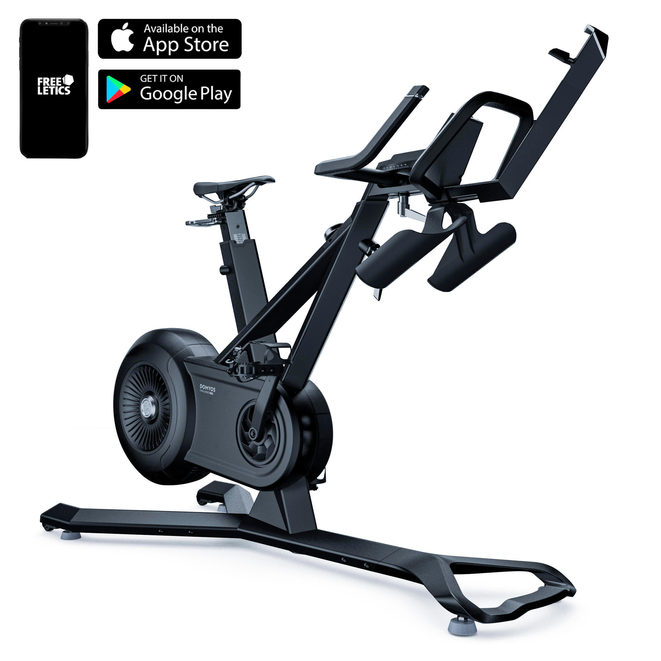 Seconde vie Challenge bike ultra silencieux fluide 1500w connecté à zwift 2/5