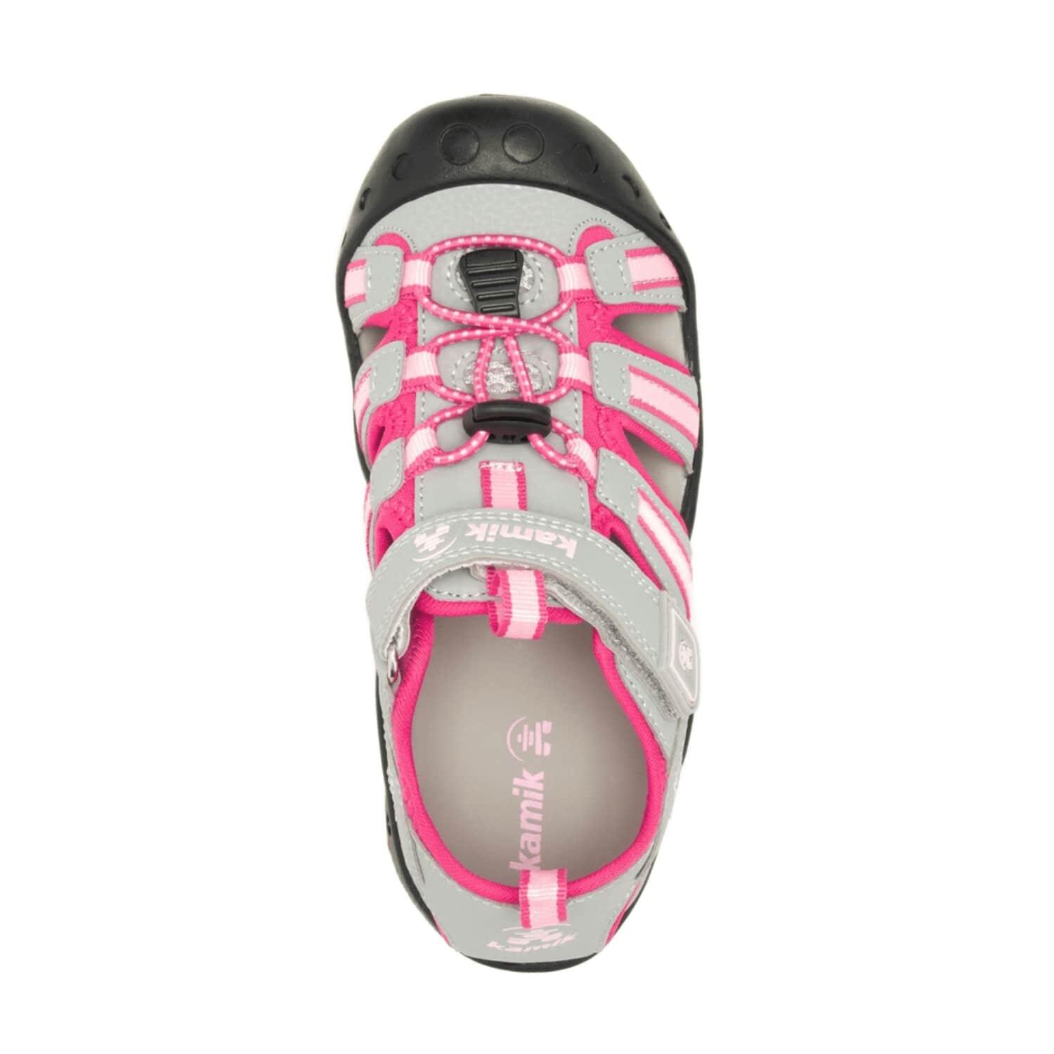 Jugendliche CRAB Sandale Grau/Rosa 5/6