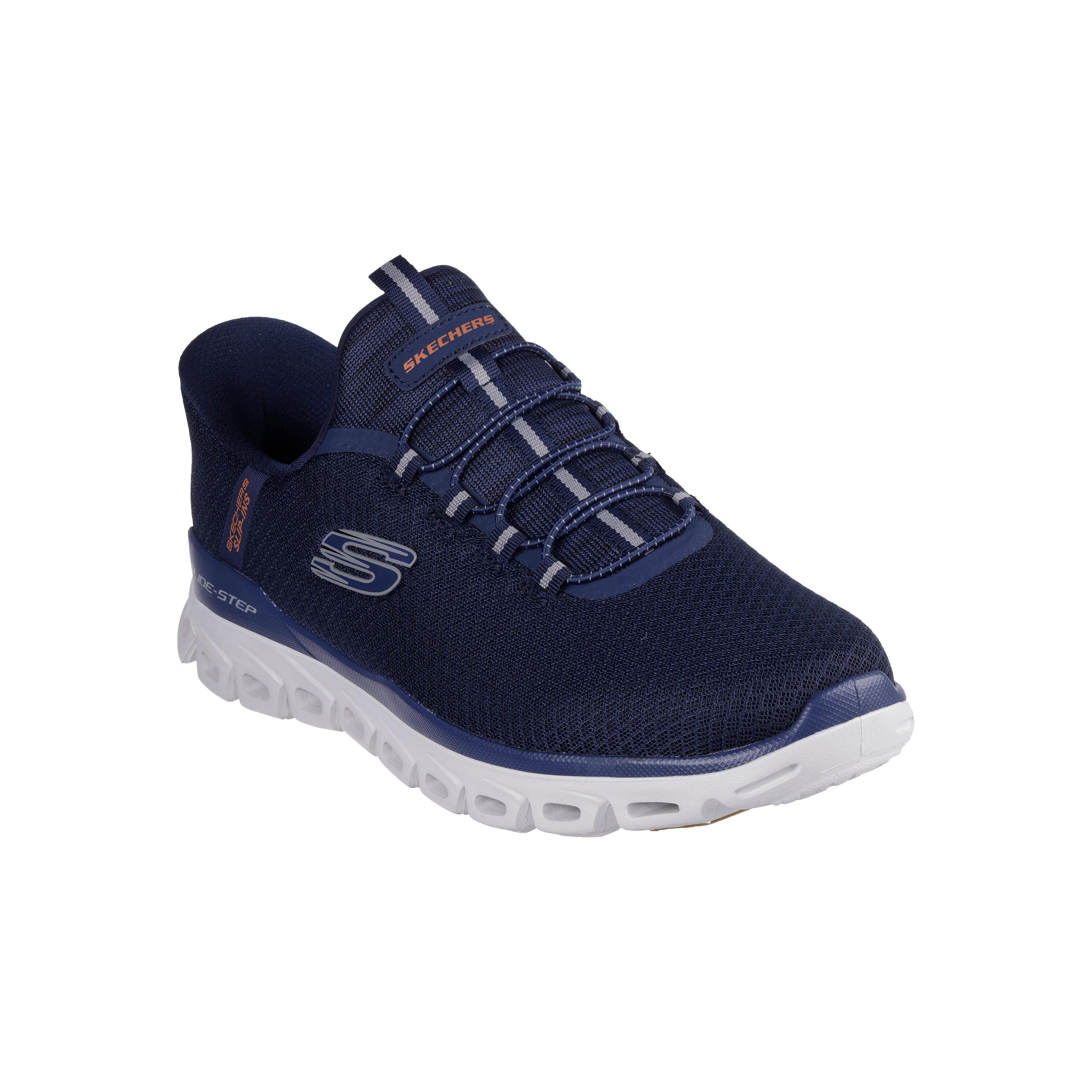 Scarpe da ginnastica da uomo Skechers Glide step Marino 3/7