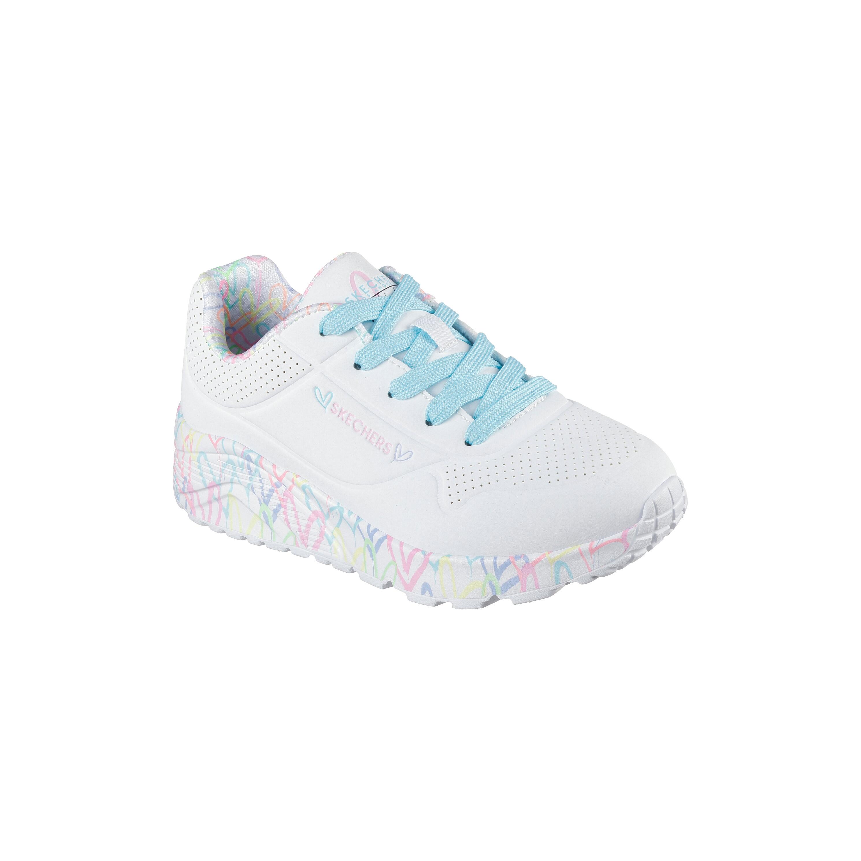 Basket Basse à Lacets Skechers Juniors Uno Lite-Lovely Luv - Enfant 3/5