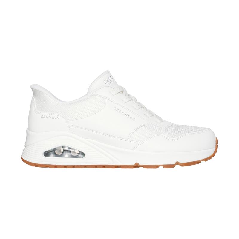 Sneaker Skechers Uno Banksia Donna - Slip-Ins Bianche Platform