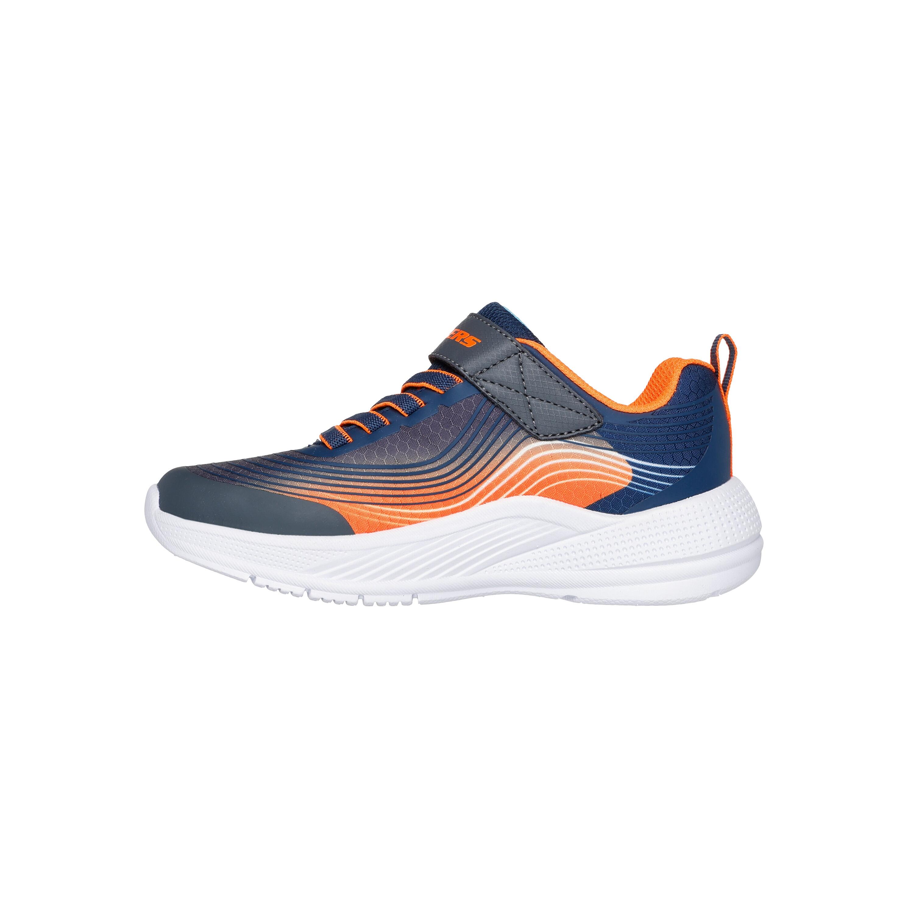 SKECHERS Microspec Advance Boys Sports Low Top Lace Up Trainers