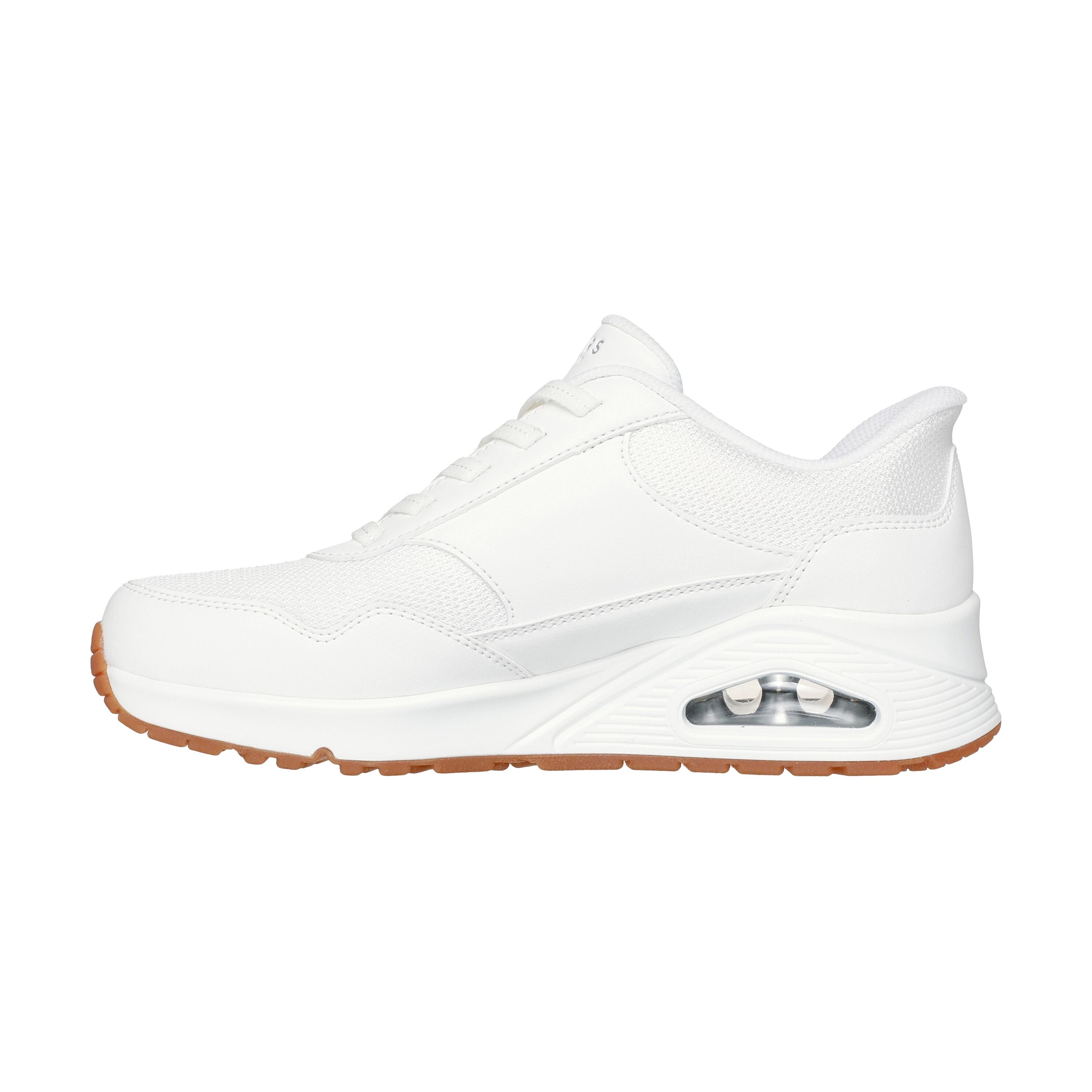 Skechers - Basket À Lacets Skechers Banksia - Femme - Baskets - Blanc - 39 - Decathlon