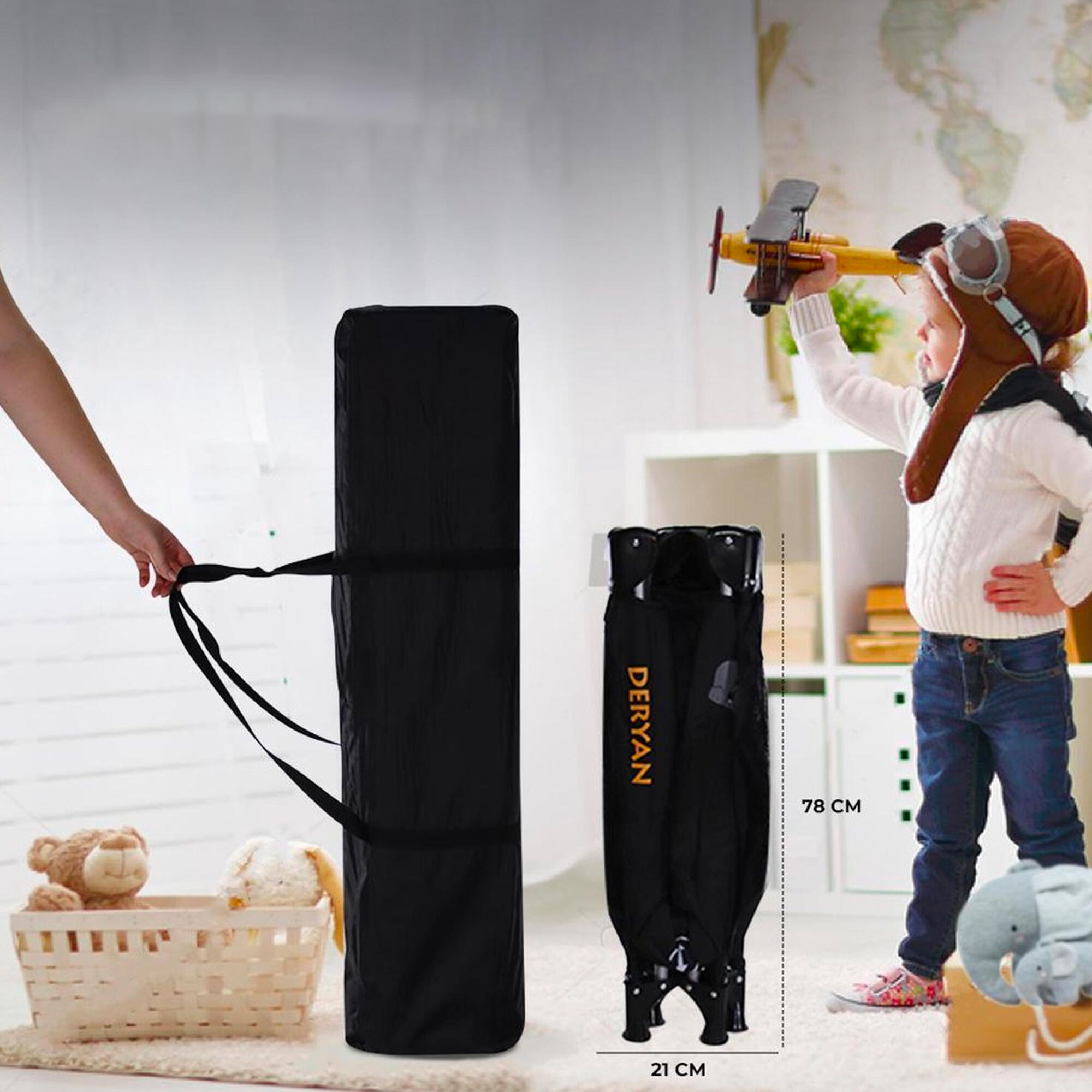Believer Campingbett - Kinder und Babys - 120x60cm 7/7