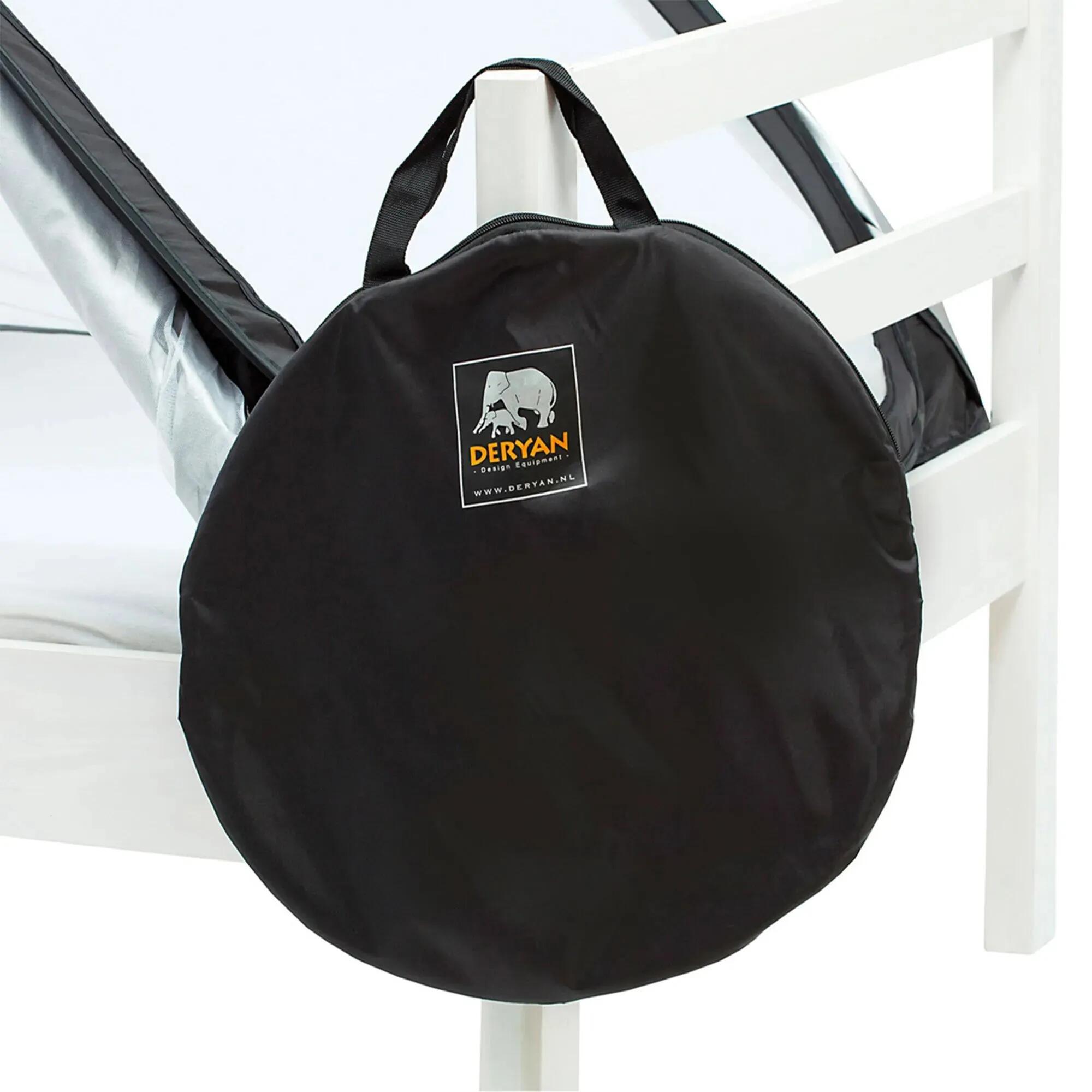 Tienda de cama de lujo con mosquitera - Pop-Up - 200x90 cm - Negro 5/5