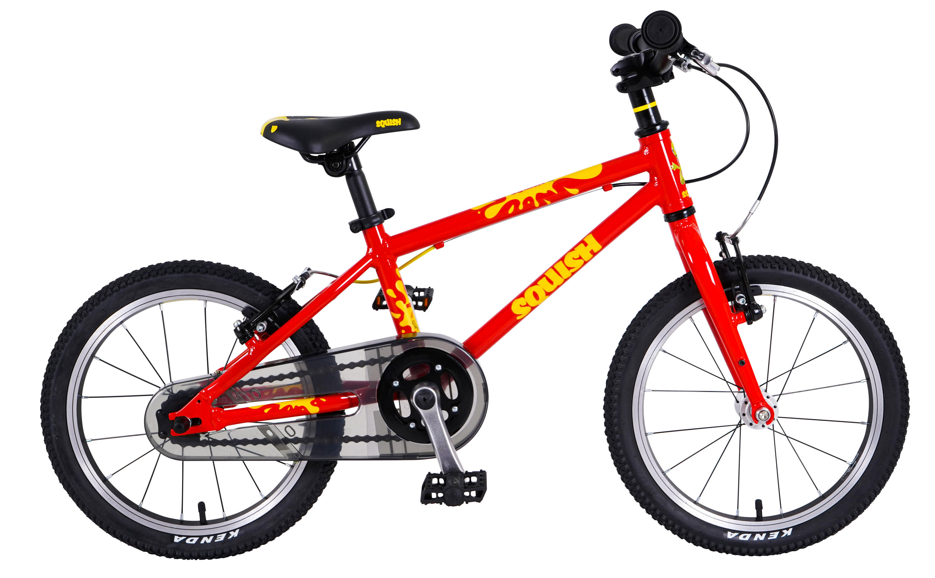 SQUISH 16" Wheel Lightweight Hybrid Bike Red
