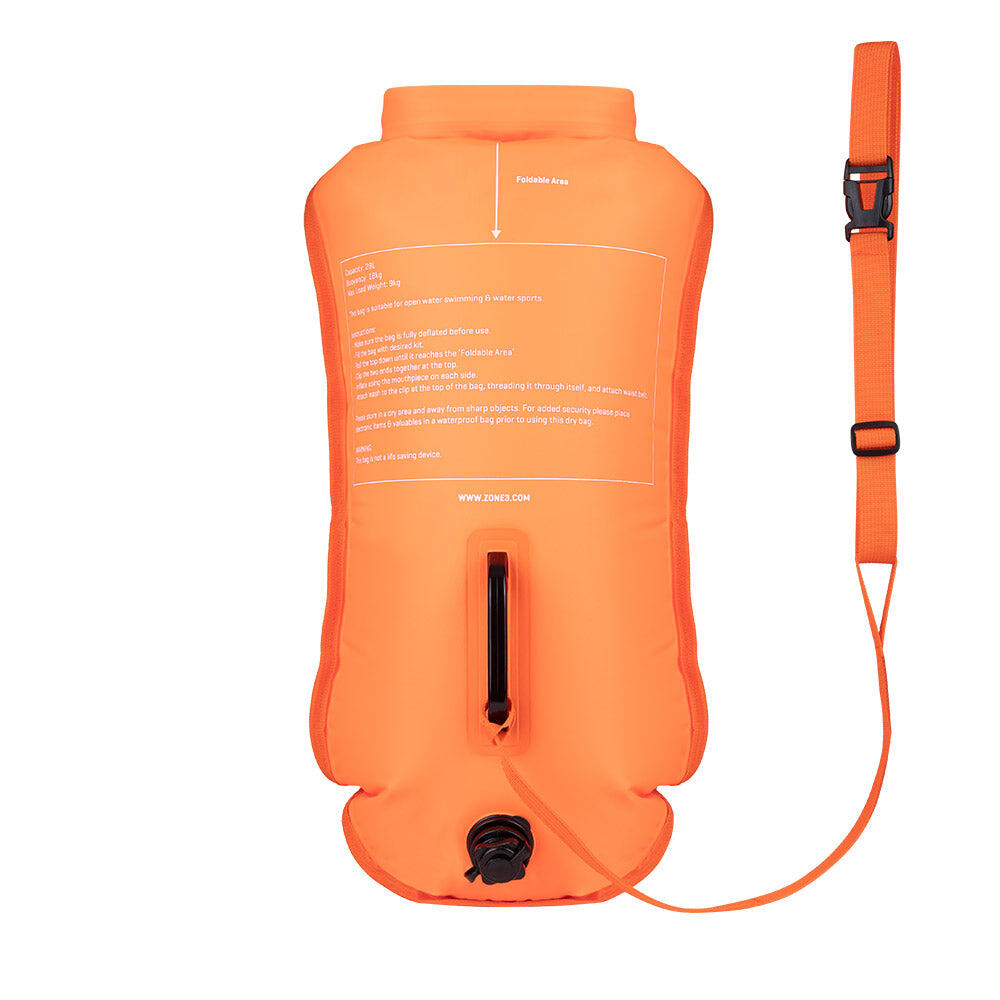 ZONE3 Boya de Seguridad/Bolsa Seca Reciclada 28 l 4/7