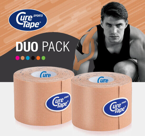 CureTape® SPORTS Kinesiotape - Ensemble d'offres spéciales - Beige