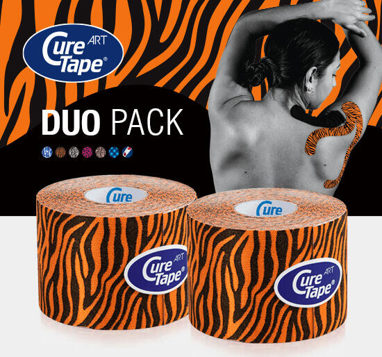CURETAPE CureTape® ART Kinesiotape - Speciaal aanbiedingspakket - Tijger