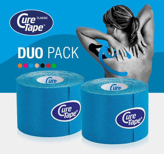 CURETAPE CureTape® Classic Kinesiotape - Set oferta especial - Blauw