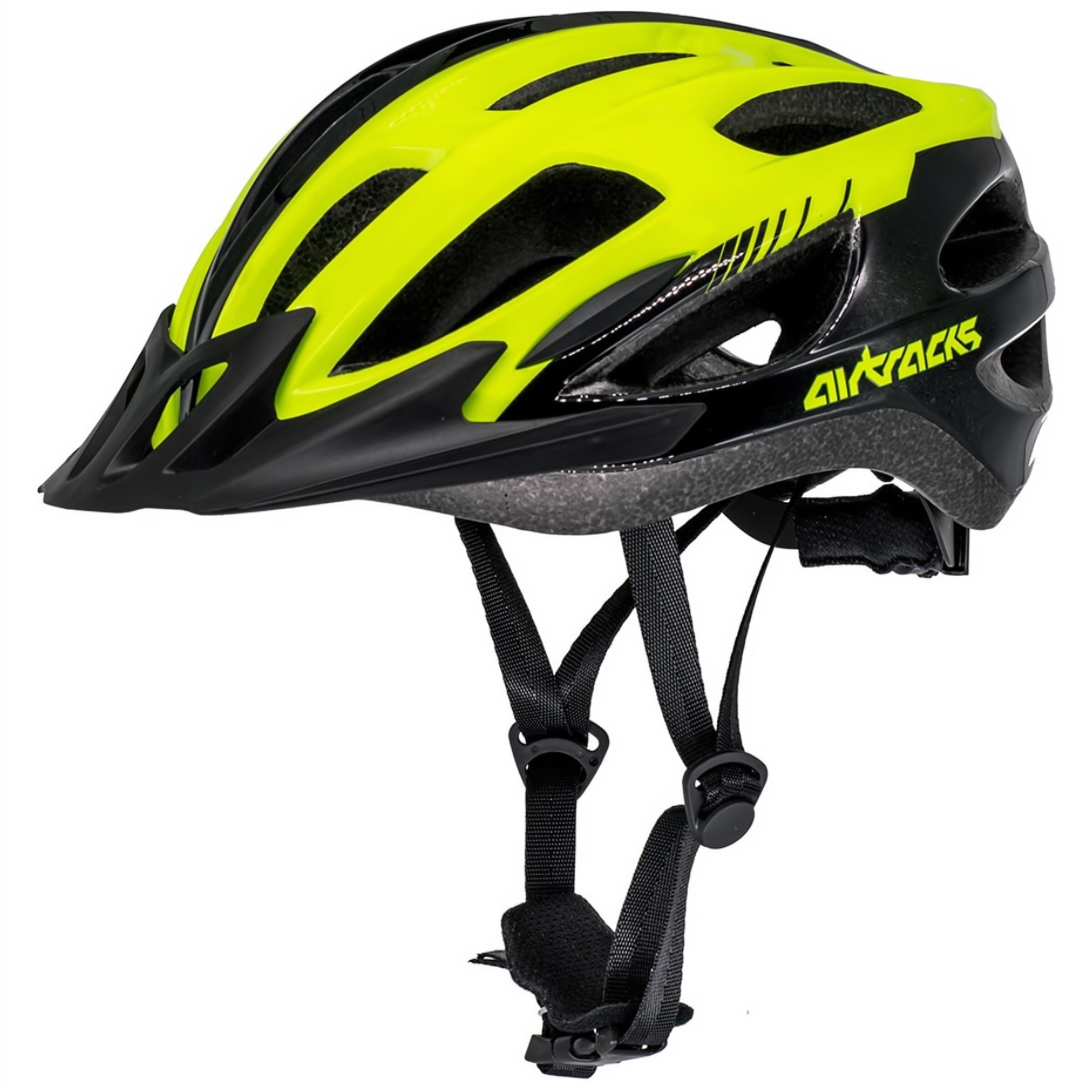 Fahrradhelm Master RD-10 Schwarz-Neon - Herren und Damen 1/4