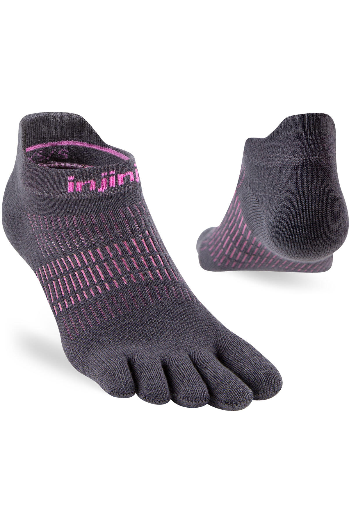 INJINJI Injinji Women's Lightweight No-Show Performance Run Toe Socks