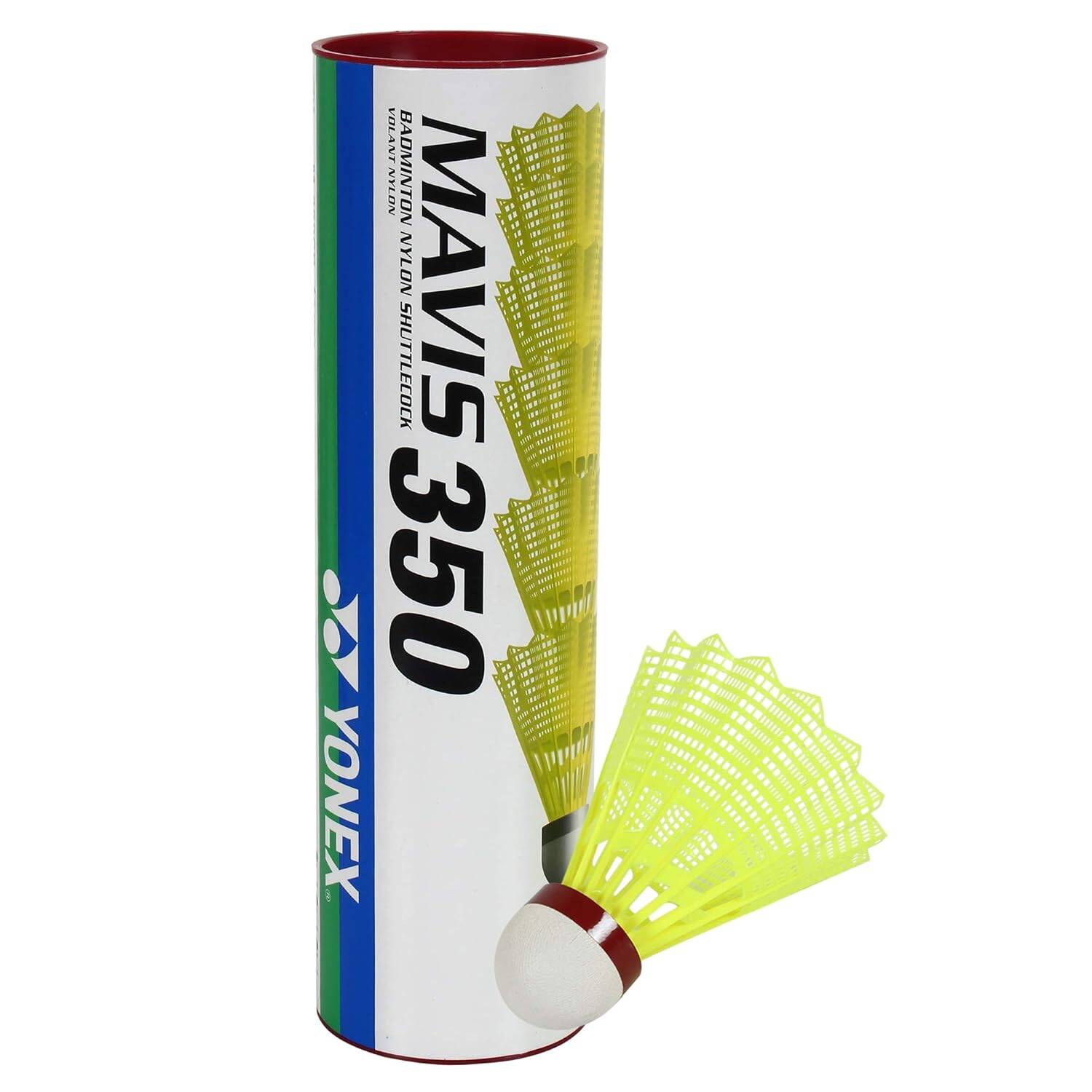 Yonex Mavis 350 Nylon Shuttlecocks (Red/Yellow)