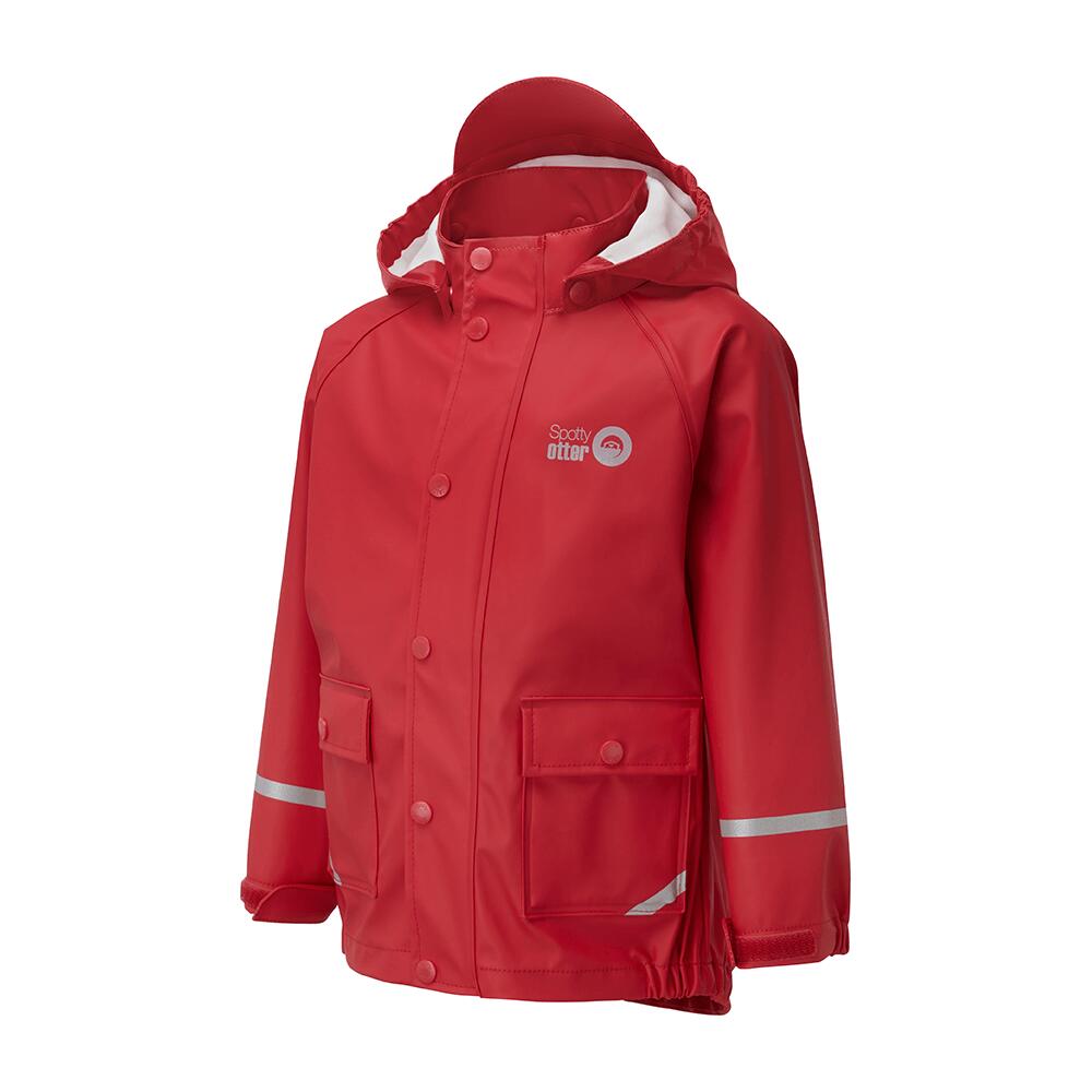 SPOTTY OTTER Spotty Otter Forest Ranger PU Jacket Red