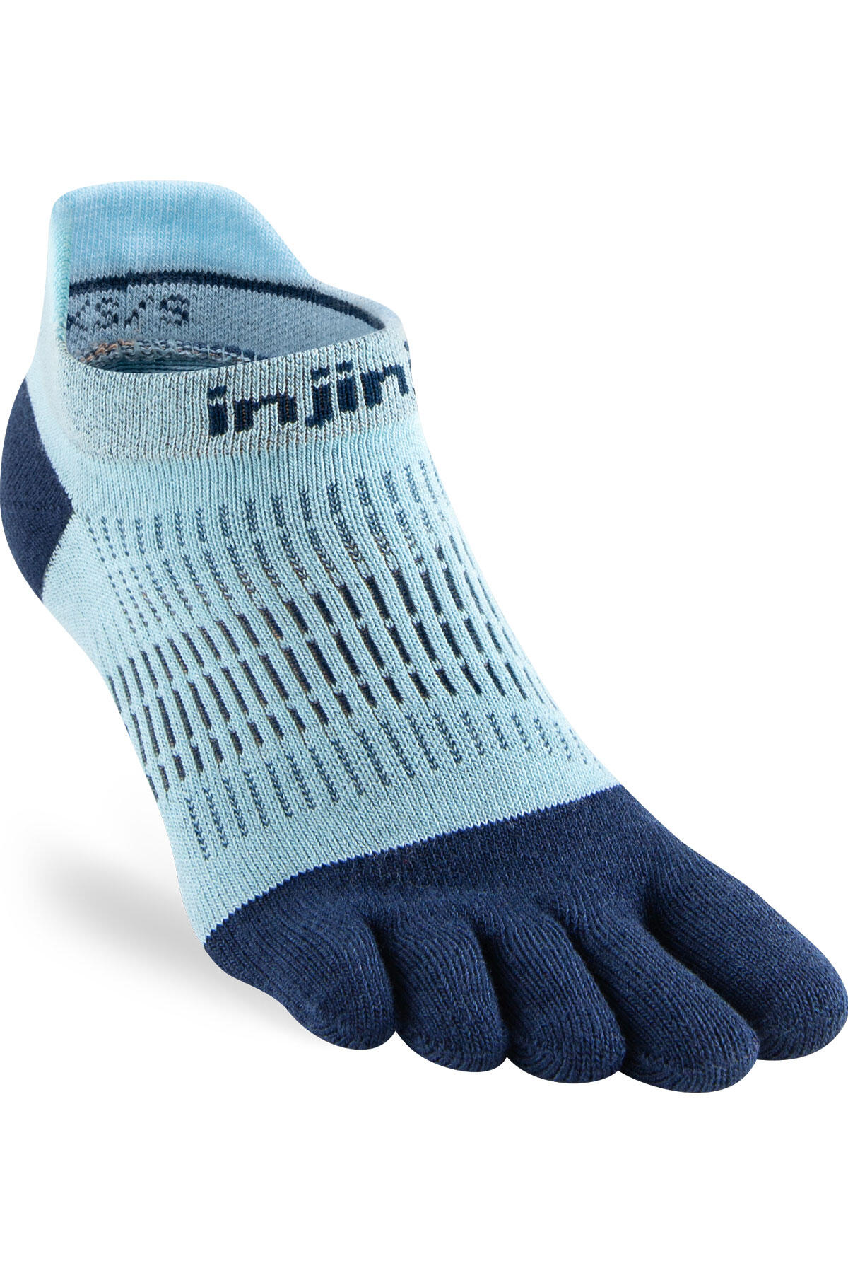 Injinji Women's Lightweight No-Show Performance Run Toe Socks 2/5
