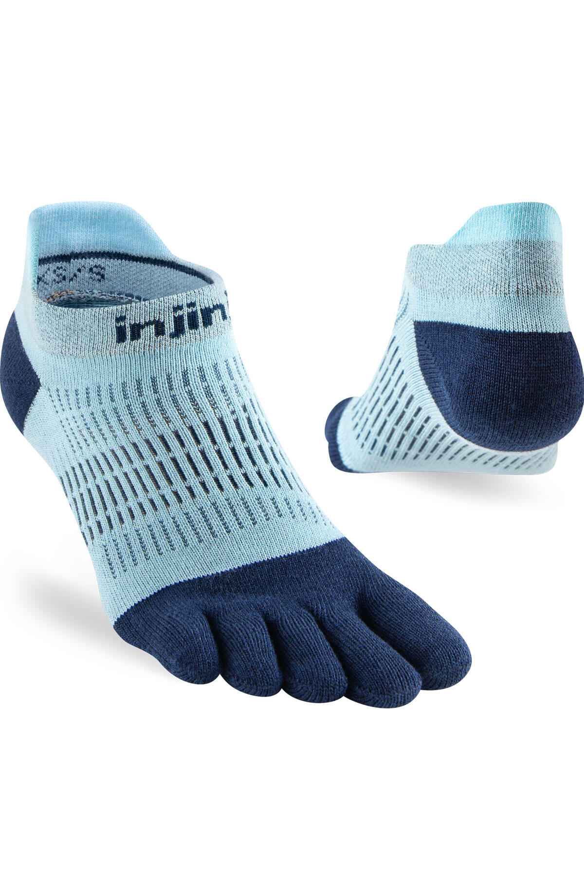 INJINJI Injinji Women's Lightweight No-Show Performance Run Toe Socks