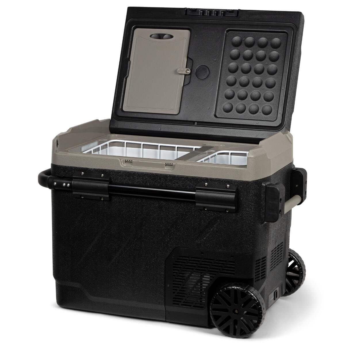 Steamy Dual Zone 61 Roller, Nevera Portátil Eléctrica con Ruedas, 49L 4/7
