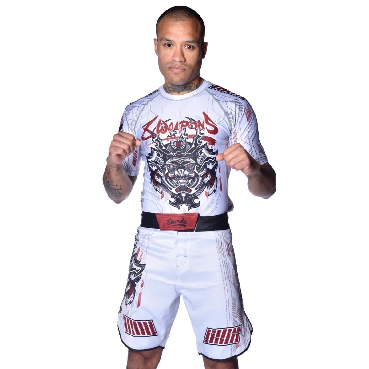 8 WEAPONS Rashguard, S/S, Hit 2.0, black-red, XL 3/7