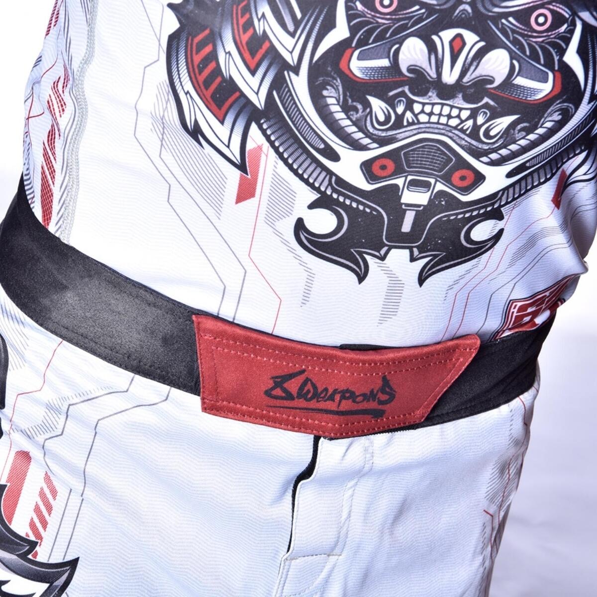 8 WEAPONS Rashguard, S/S, Hit 2.0, black-red, XL 6/7