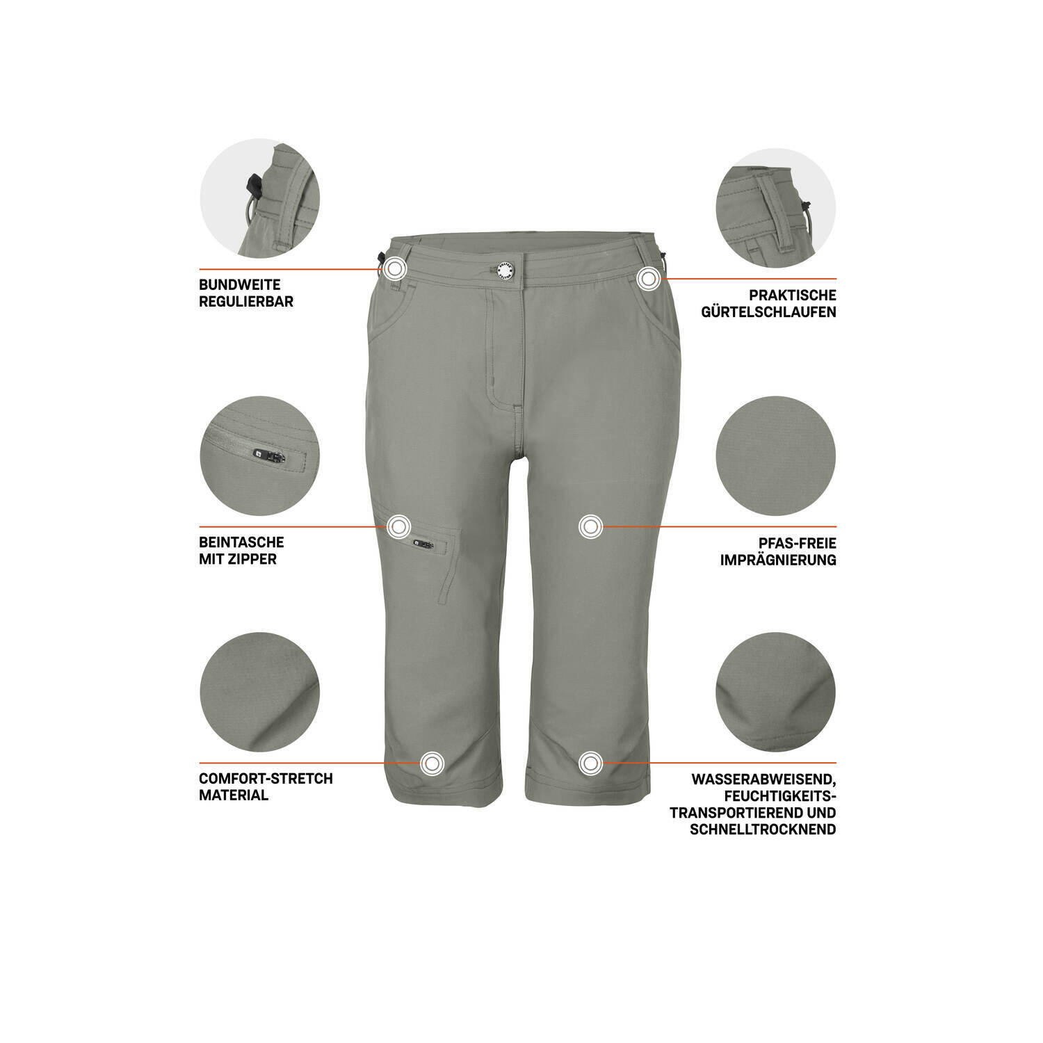 Damen Caprihose KOS 4 5/6