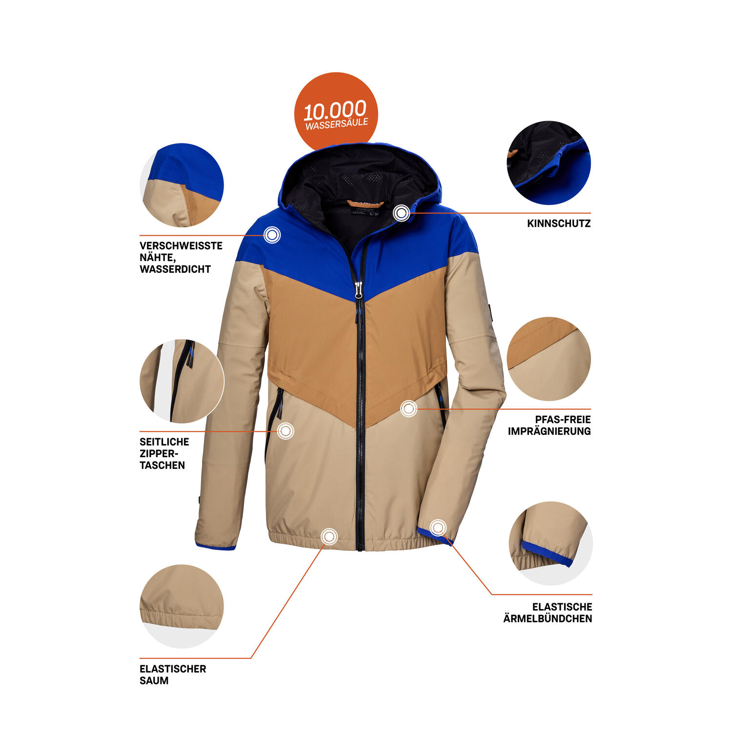Jungen, Kinder Jacke KOS 93 6/7
