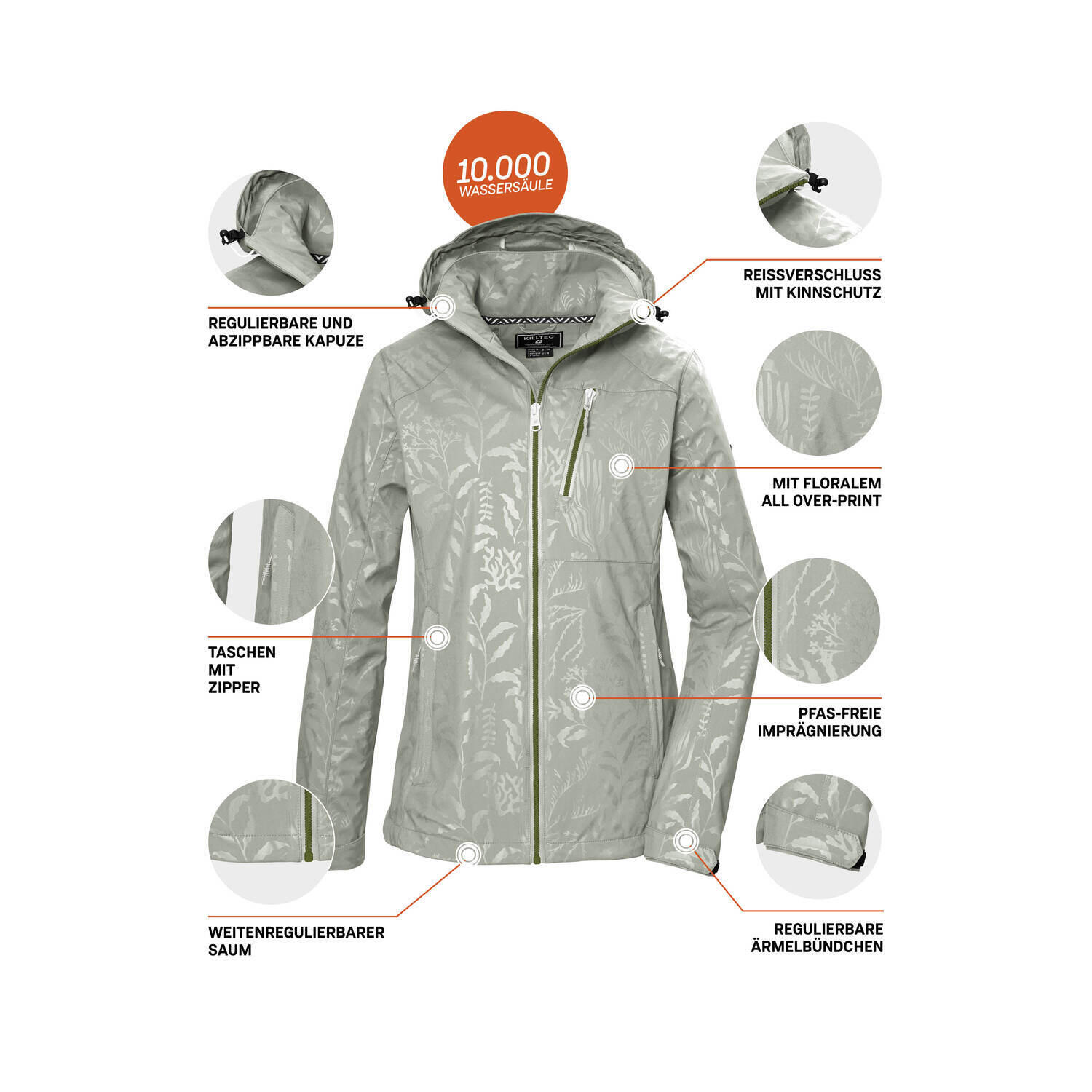 Damen Softshelljacke KOS 122 6/7